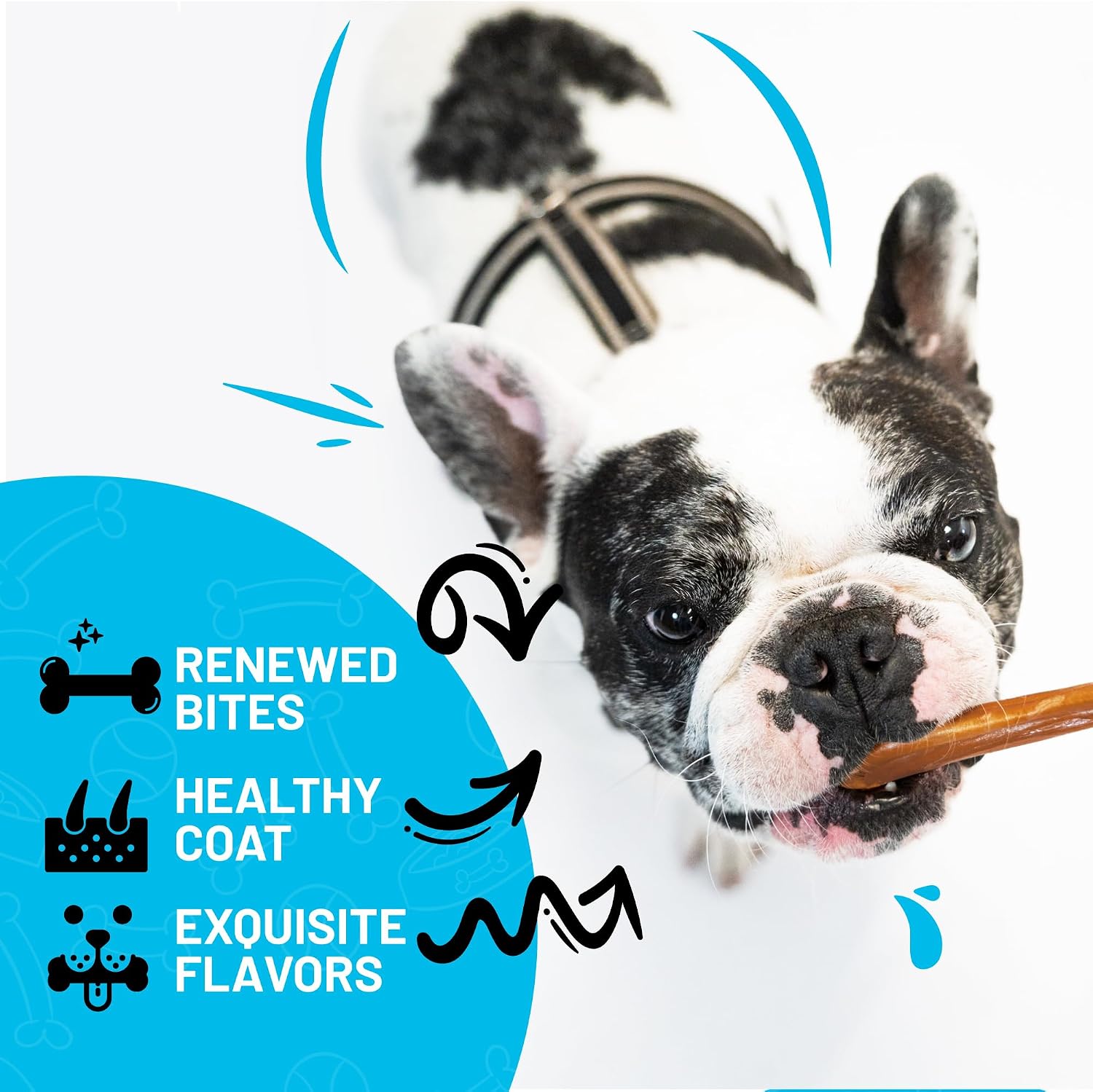 Sitka Farms Bully Sticks for Dogs, Dog Chews and Treats, 6 Inch, 20 Count