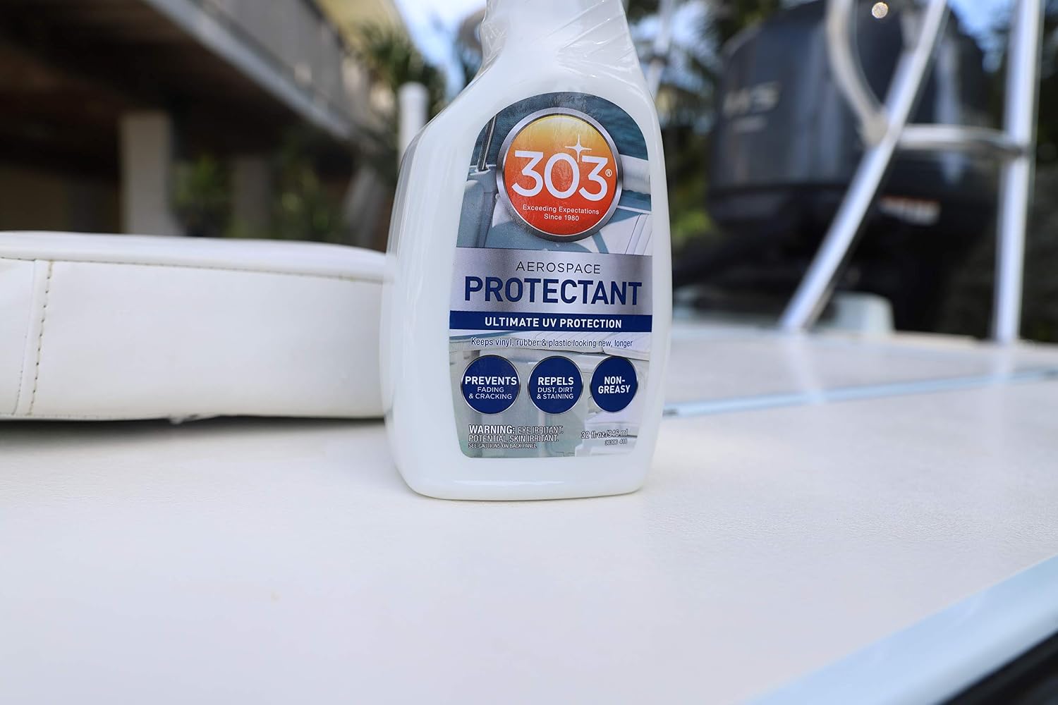 303 Products Marine Aerospace Protectant – UV Protection – Repels Dust, Dirt, & Staining – Smooth Matte Finish – Restores Like-New Appearance – 10 Fl. Oz. (30305)