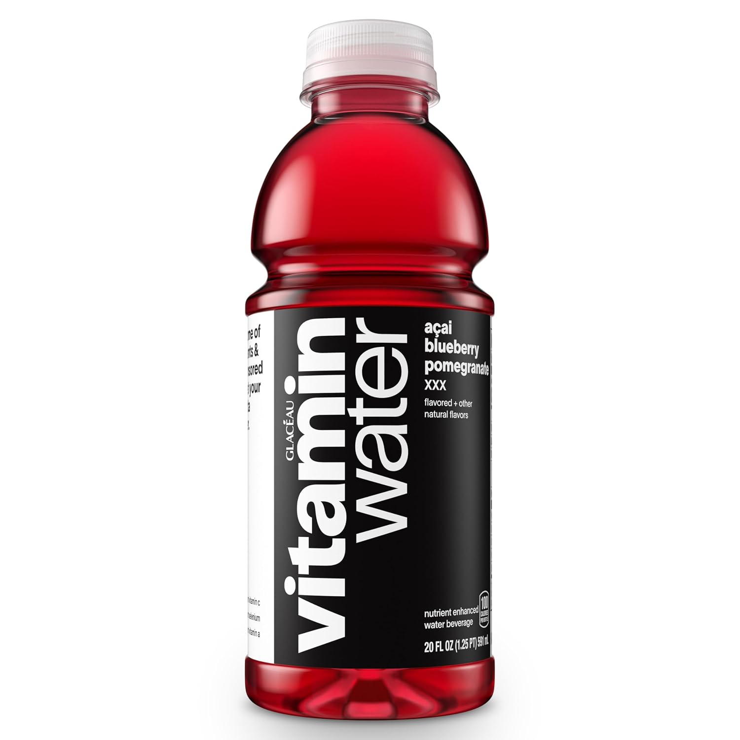 vitaminwater Power-C Dragonfruit Water Beverage, 16.9 fl oz, 6 pack | Bottled, nutrient-enhanced flavored water drink with 90 calories per bottle, antioxidants, and vitamins