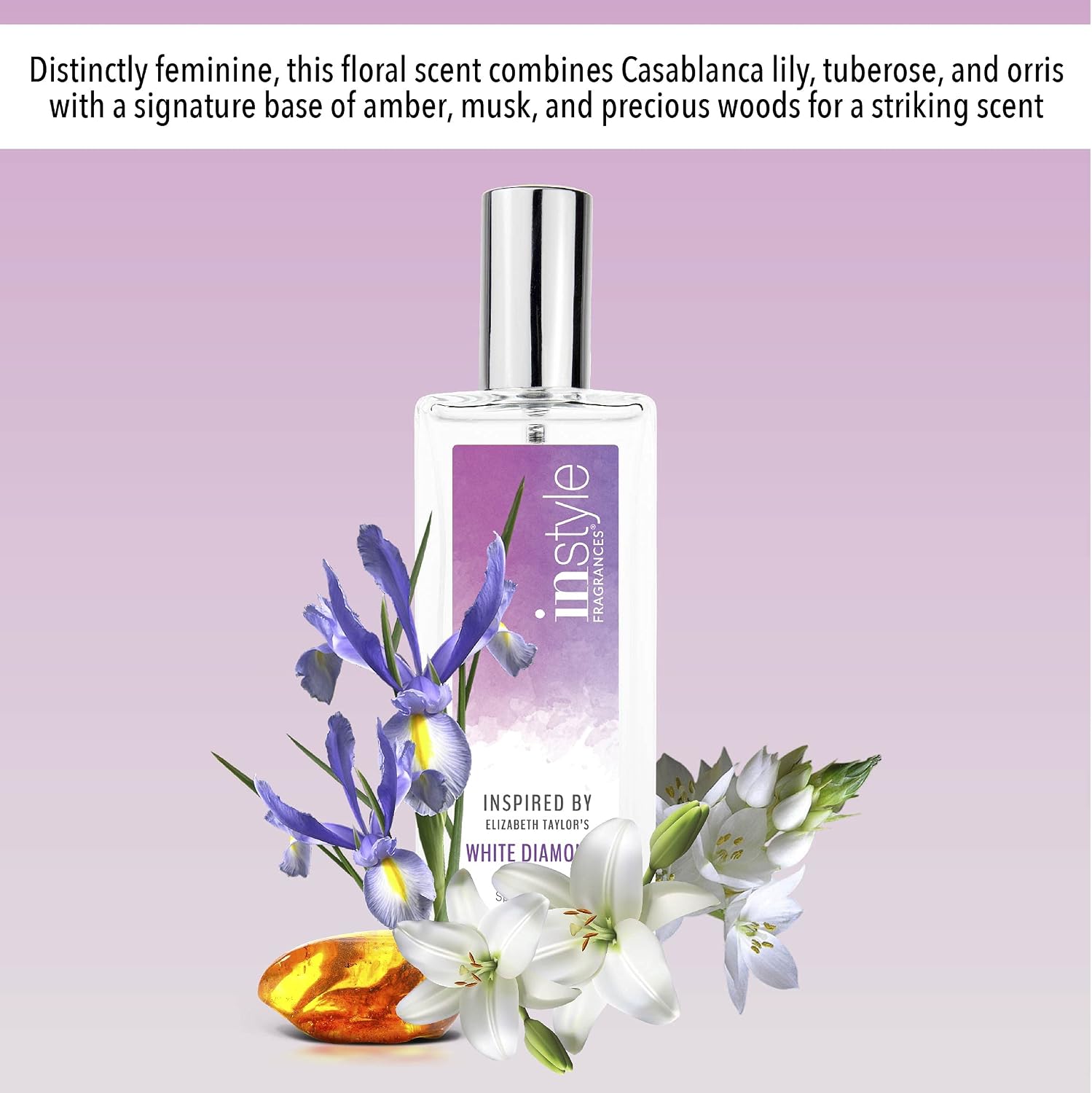 Instyle Fragrances | Inspired by Ralph Lauren's Romance | Women’s Eau de Toilette | Vegan, Paraben Free, Phthalate Free | Never Tested on Animals | 3.4 Fluid Ounces