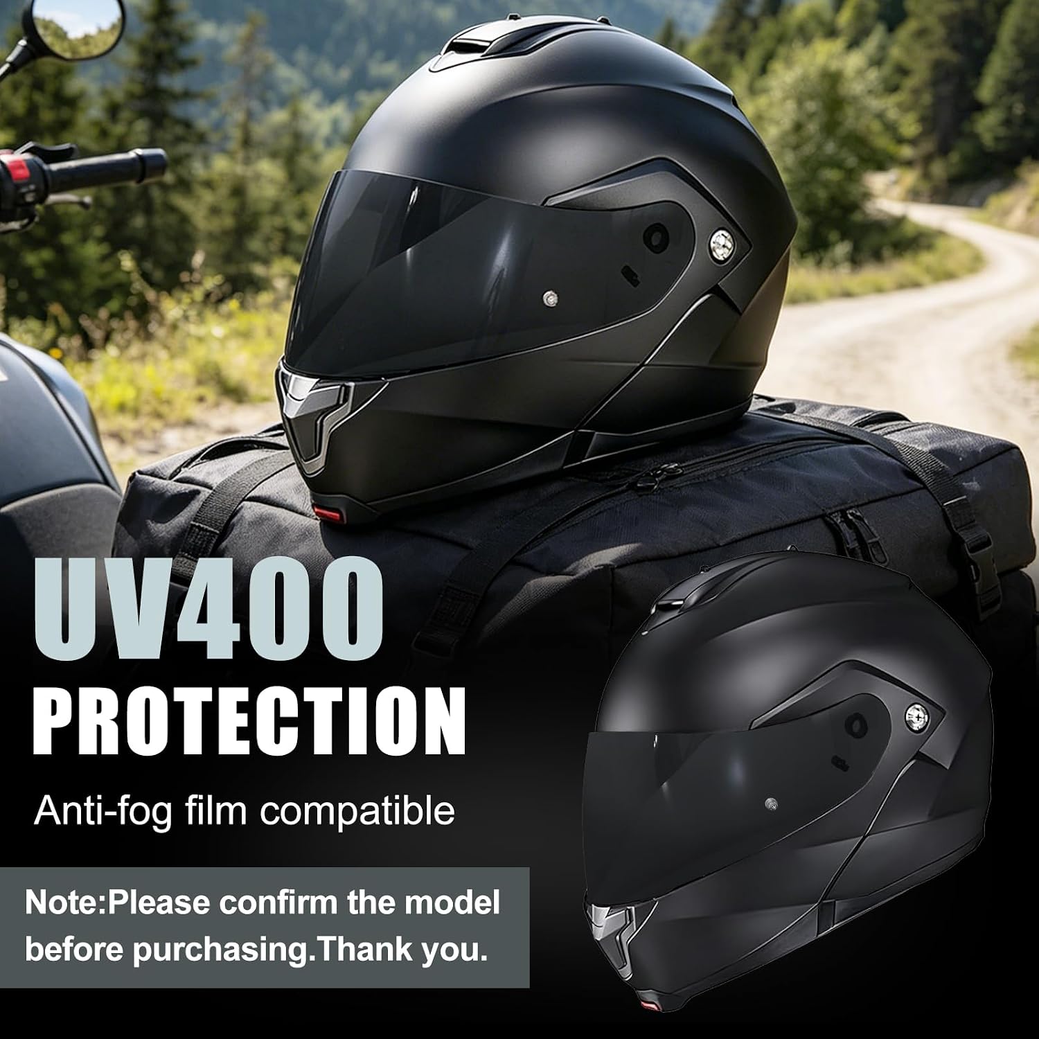 VCOROS C91 Helmet Shield for HJ-17 C90 C91N CL-MAX 2 IS-MAX BT SY-MAX 3 | UV400 Protection,Tinted Face Shield for HJ-17 C90 C91N CL-MAX 2 IS-MAX BT SY-MAX 3 IS-MAX 2 CL-MAX 3 Visor Replacement