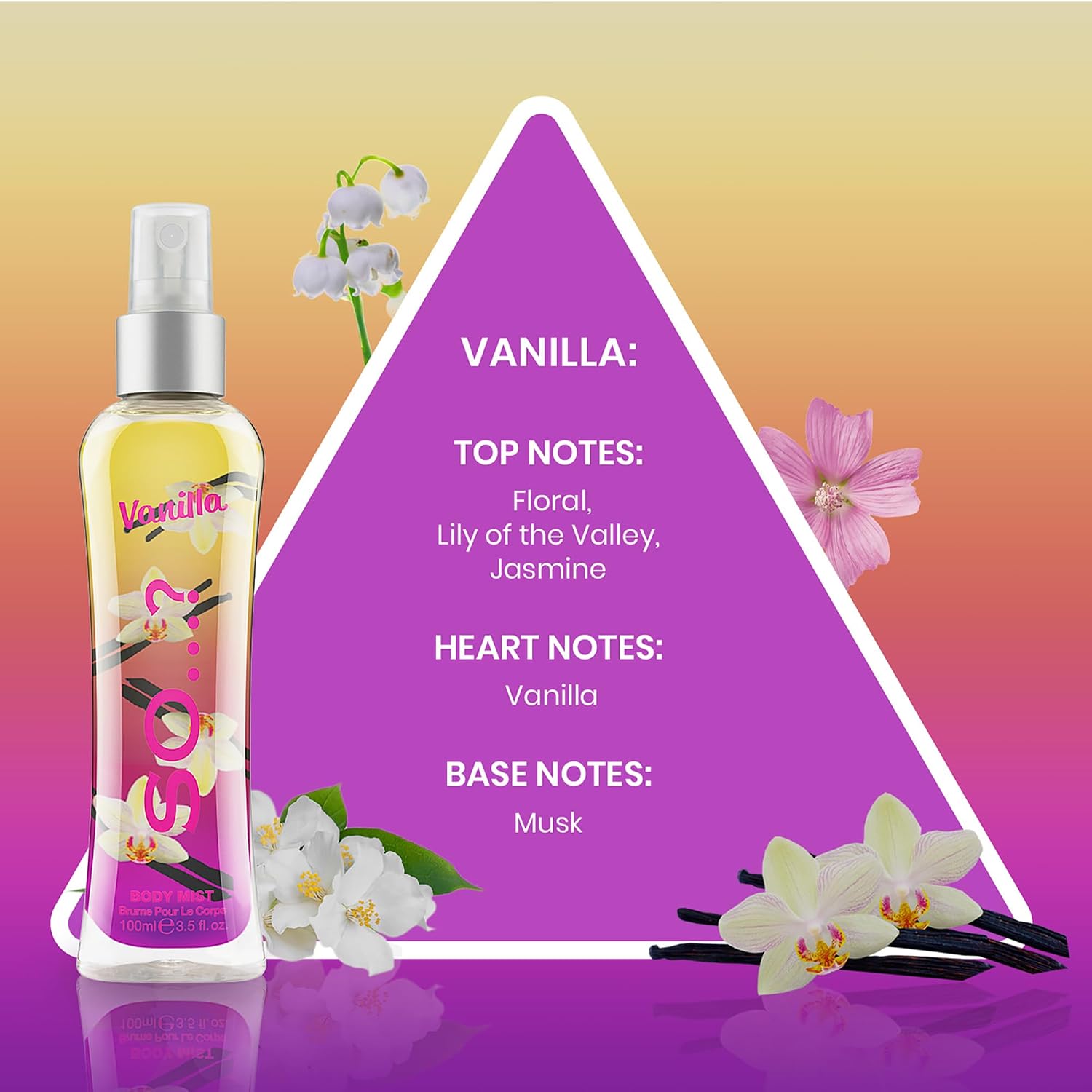 Musk Body Mist by So…? - Woody Scent - Perfume for Women with Bergamot, Toffee, Vanilla Notes - Gifts for Women - Body Spray for Women - 3.5 oz