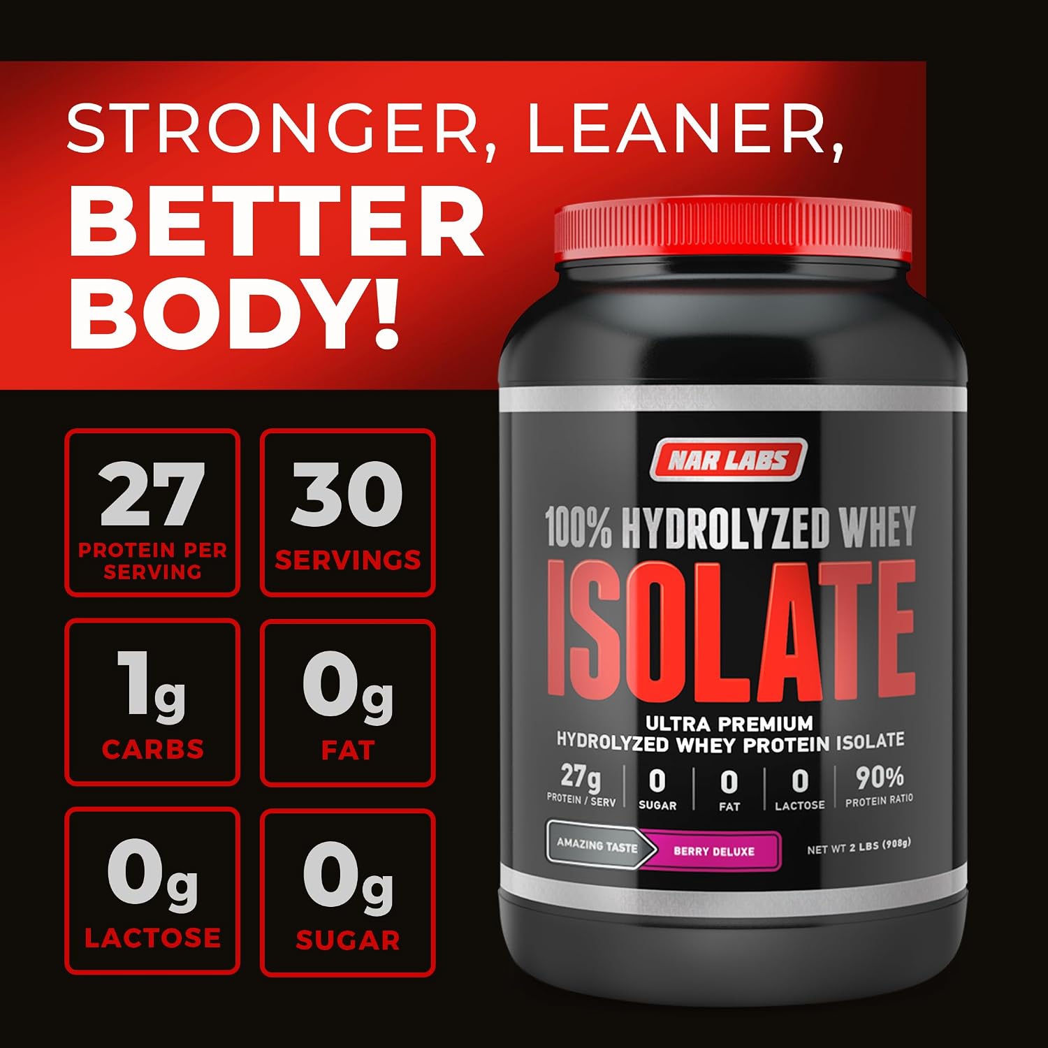 Hydrolyzed Whey Protein Isolate 5 lbs (Vanilla Deluxe)