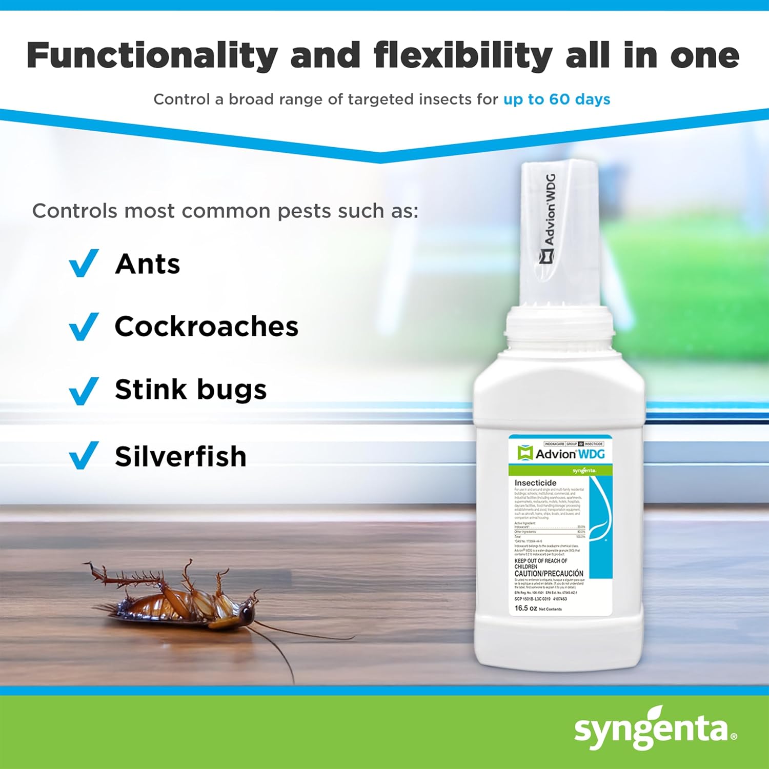 Syngenta - 63953 - Advion WDG - Sprayable Formula - 16.5oz