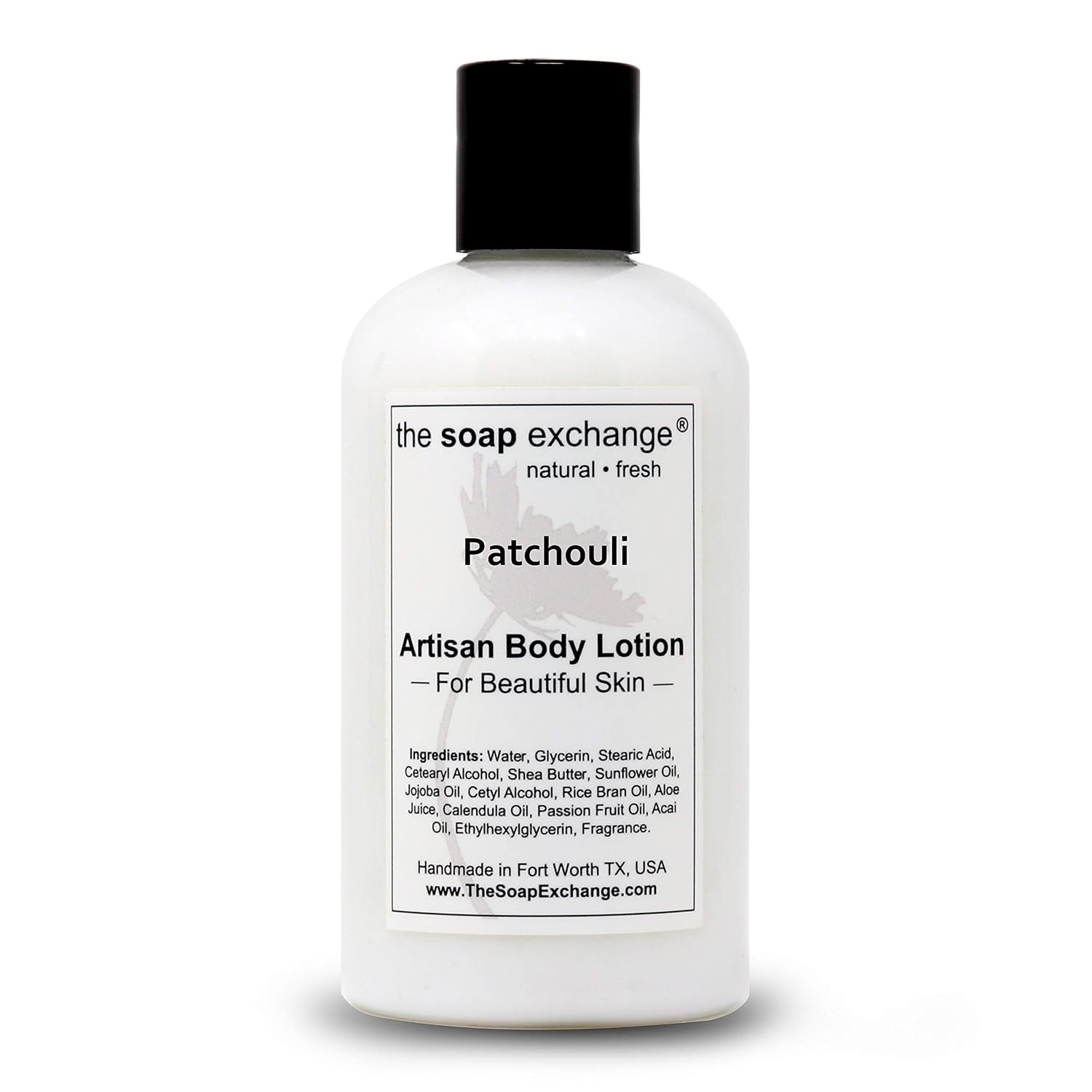The Soap Exchange Body Lotion - Strawberries & Champagne Scent - Hand Crafted 8 fl oz / 240 ml Natural Artisan Skin Care for Hand, Face, & Body, Moisturize, Hydrate, & Protect. Made in the USA.