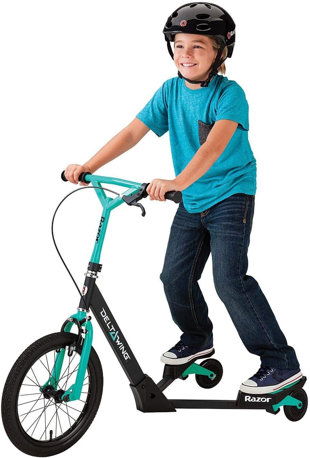 Razor DeltaWing Scooter Black/Mint Green, One Size