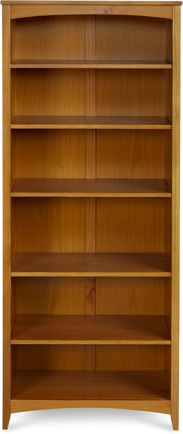 Shaker Style 3 Shelf Bookcase / Solid Wood / 36" High / Adjustable Shelving / Closed Back / Display Bookshelf for Living Room, Bedroom, Home and Office, White