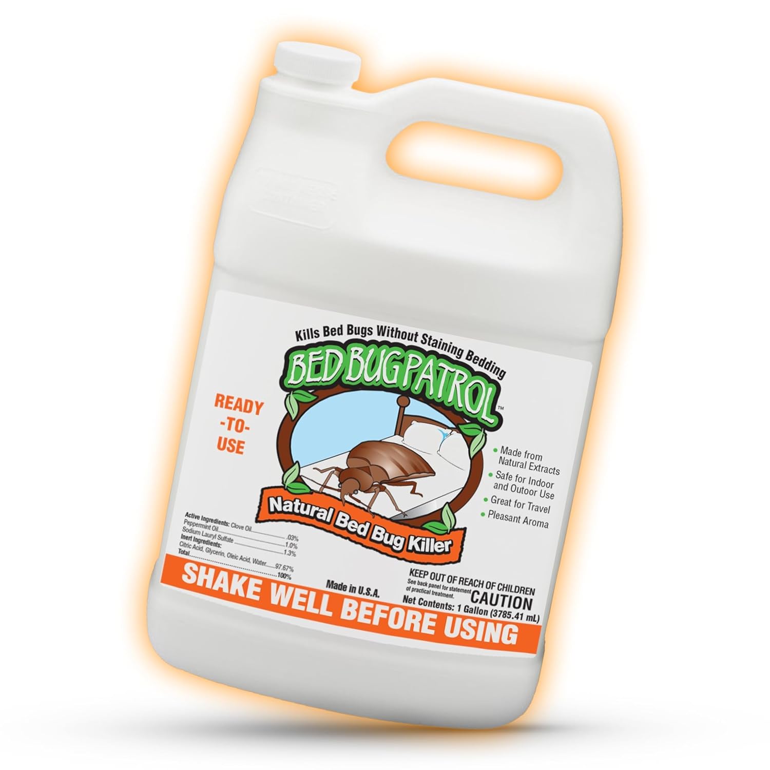 Bed Bug Patrol Bed Bug Spray & Bed Bug Killer for Home, Made in USA - 24 oz | Mattresses, Furniture, Seams, Cracks & Crevices | Targets Adult Bed Bugs, Eggs & Larvae | Plant-Based | Pet & Child Safe