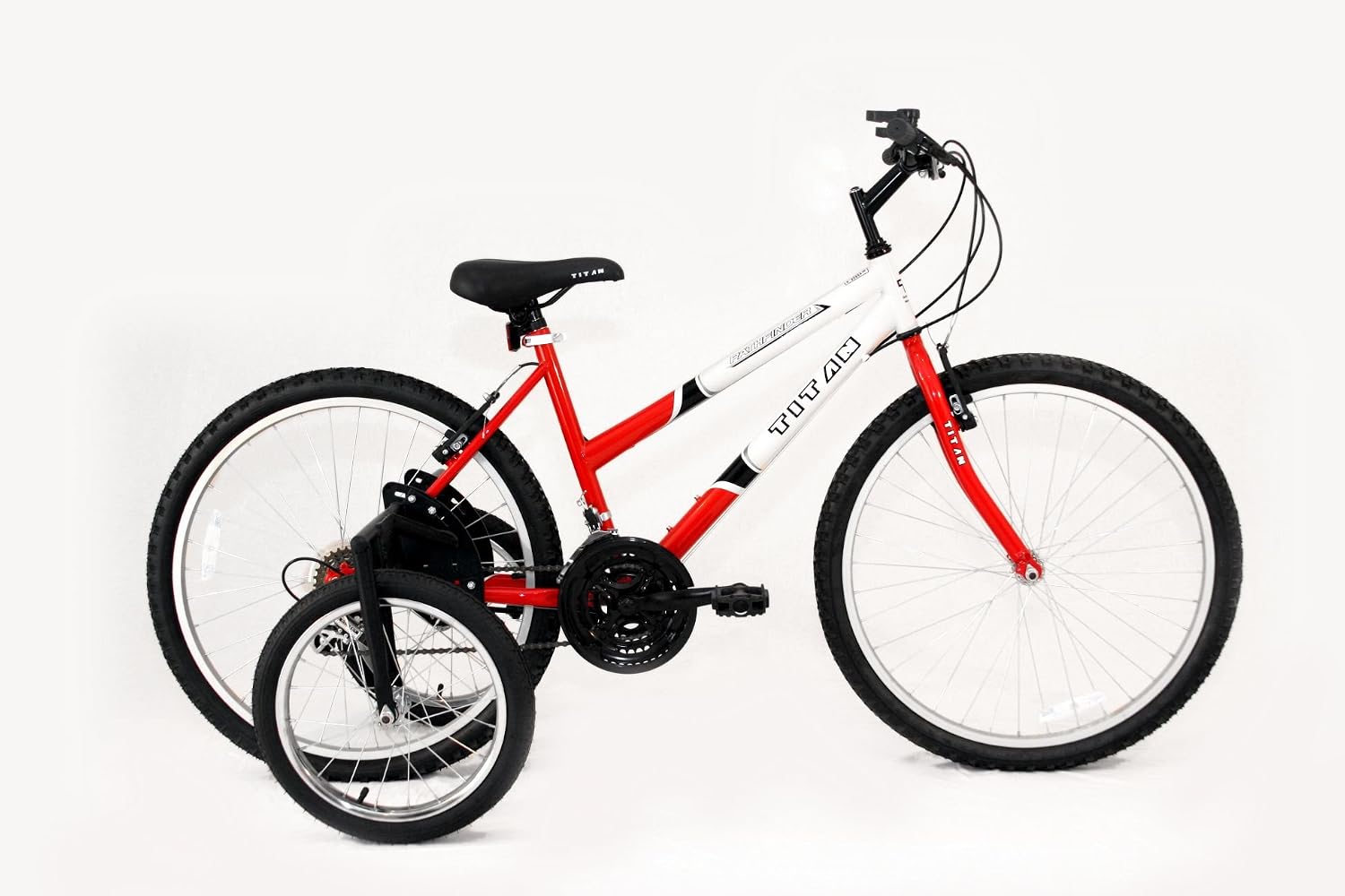 TITAN Bike USA Heavy-Duty Adult Training Wheels – Patented Stabilizer Kit for 24"–27" Bicycles, Supports 250+ lbs