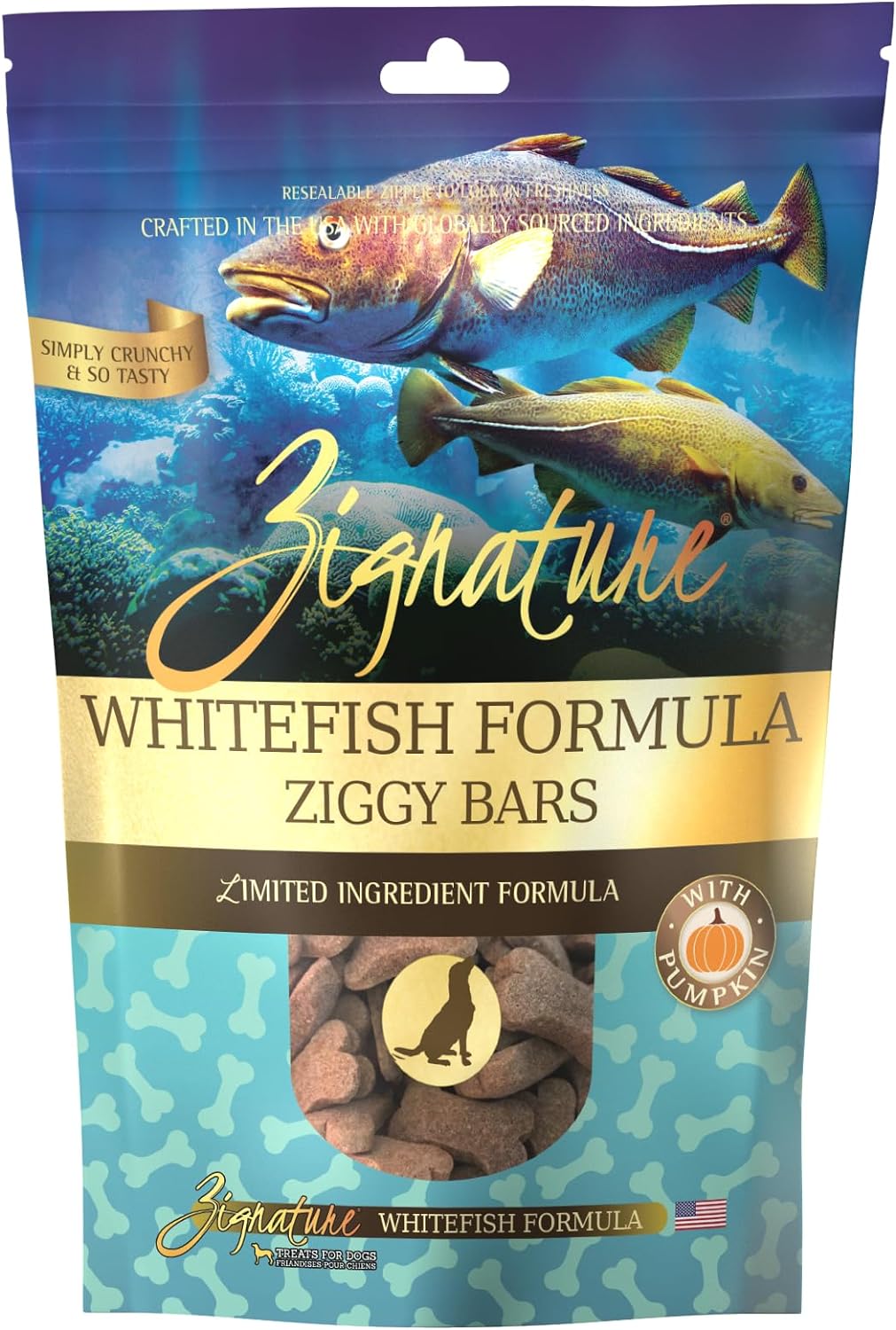 Zignature Duck Limited Ingredient Formula Biscuit Dog Treat 12oz
