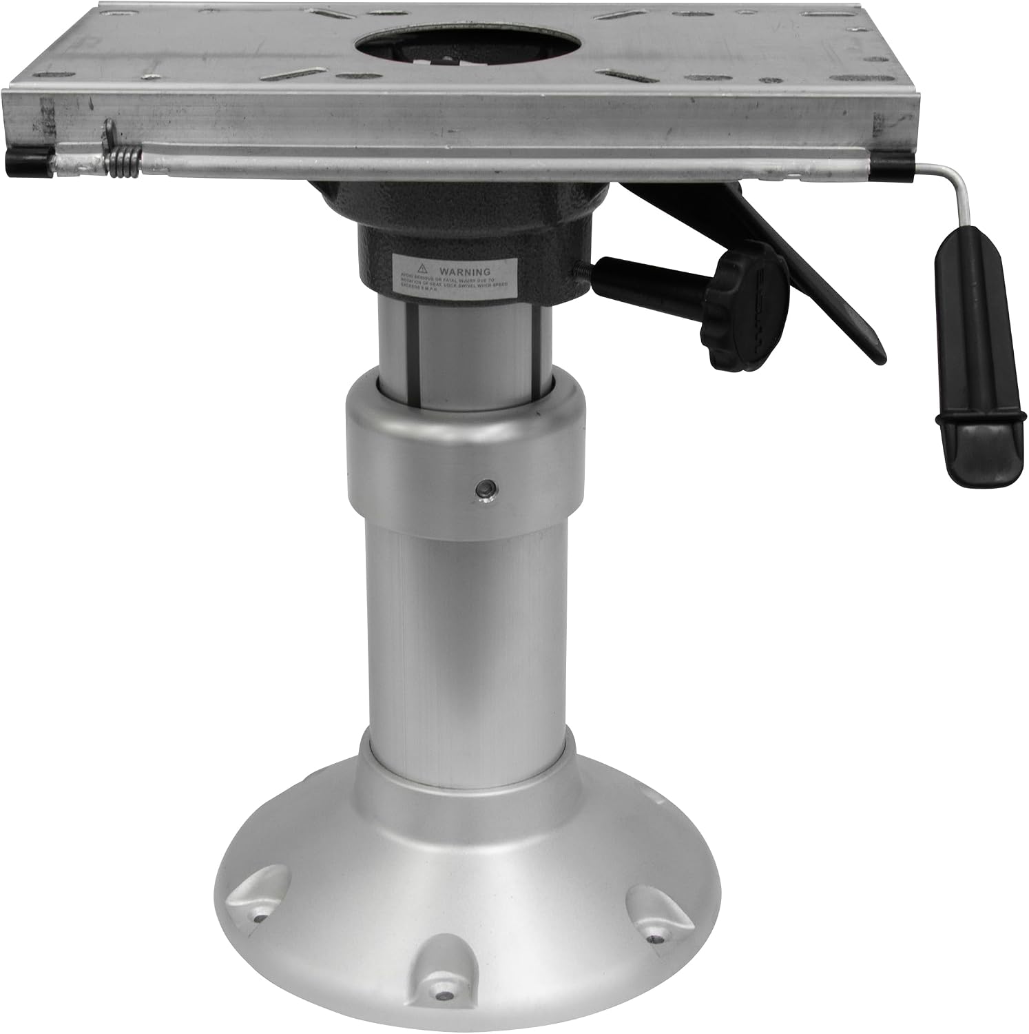 Wise 8WP145 Heavy Duty Mainstay Air Power Pedestal with Locking Swivel and Slide | Air-powered height adjustment 14.5 to 20 in, 2-7/8 in post