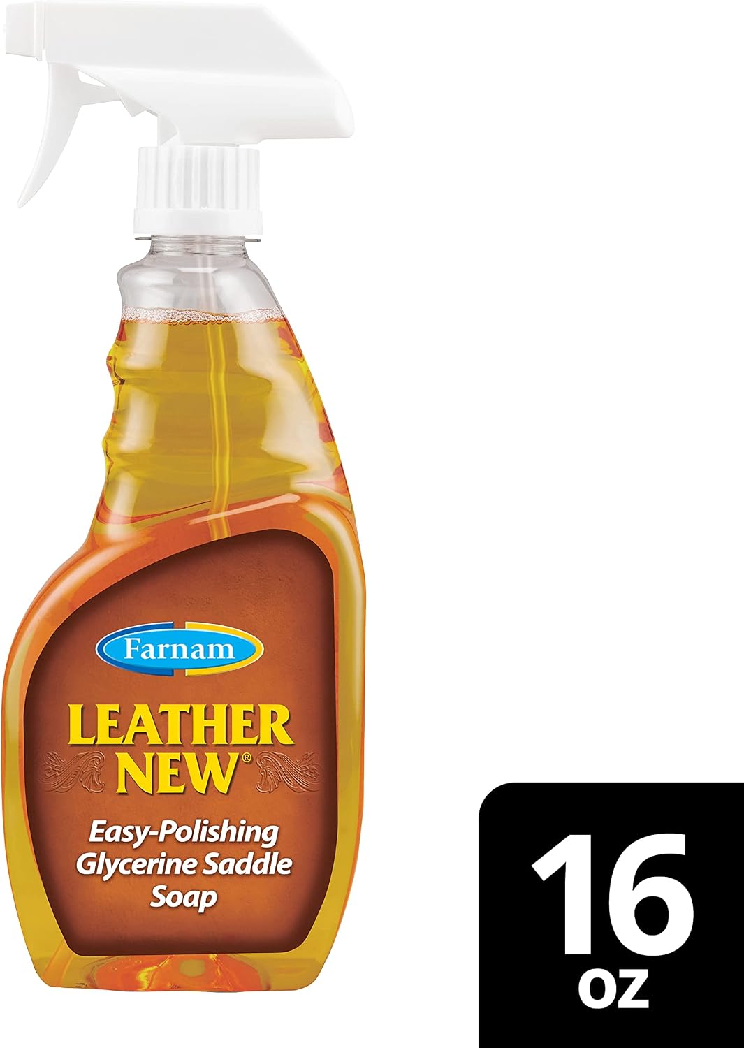 Farnam Leather New Easy-Polishing Glycerine Saddle & Leather Cleaner, 16 oz