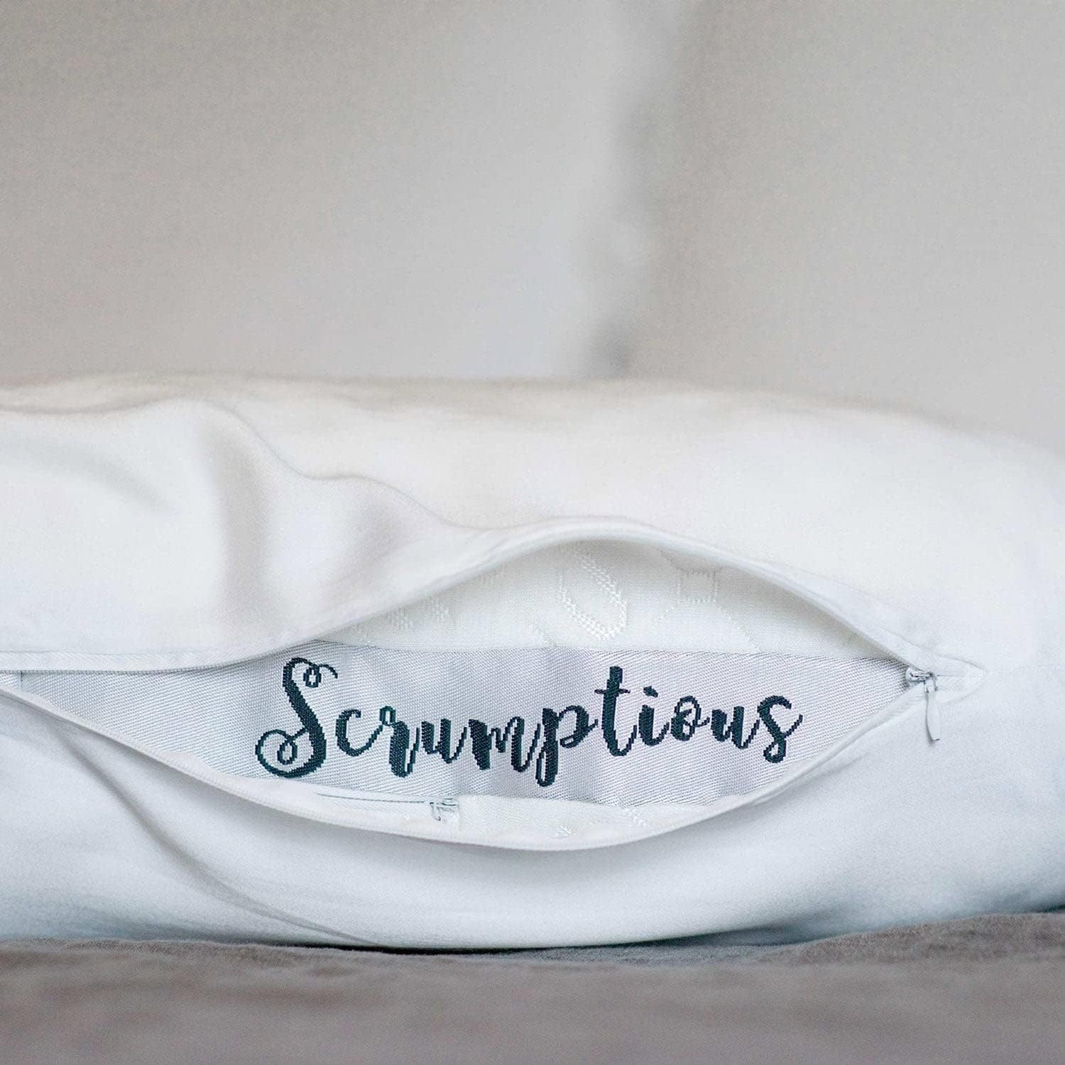 Honeydew Queen Side Pillow Case - Fits The Scrumptious and Essence Curved Pillows for Side Sleeping - Comfortable and Soft Cooling Viscose Made from