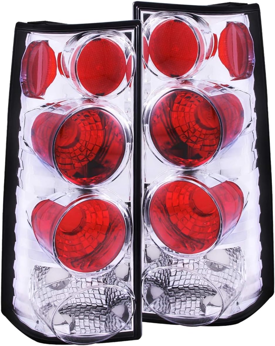Anzo USA 211088 Chevrolet/GMC Chrome Tail Light Assembly - (Sold in Pairs)