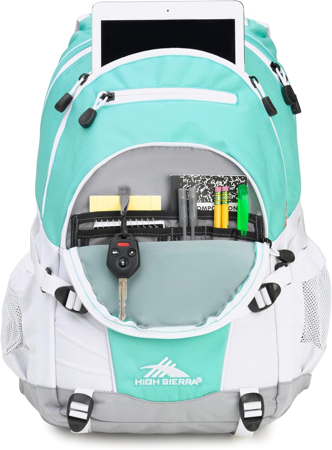 High Sierra Loop Backpack, Travel, or Work Bookbag with tablet sleeve, One Size, Urban Camo