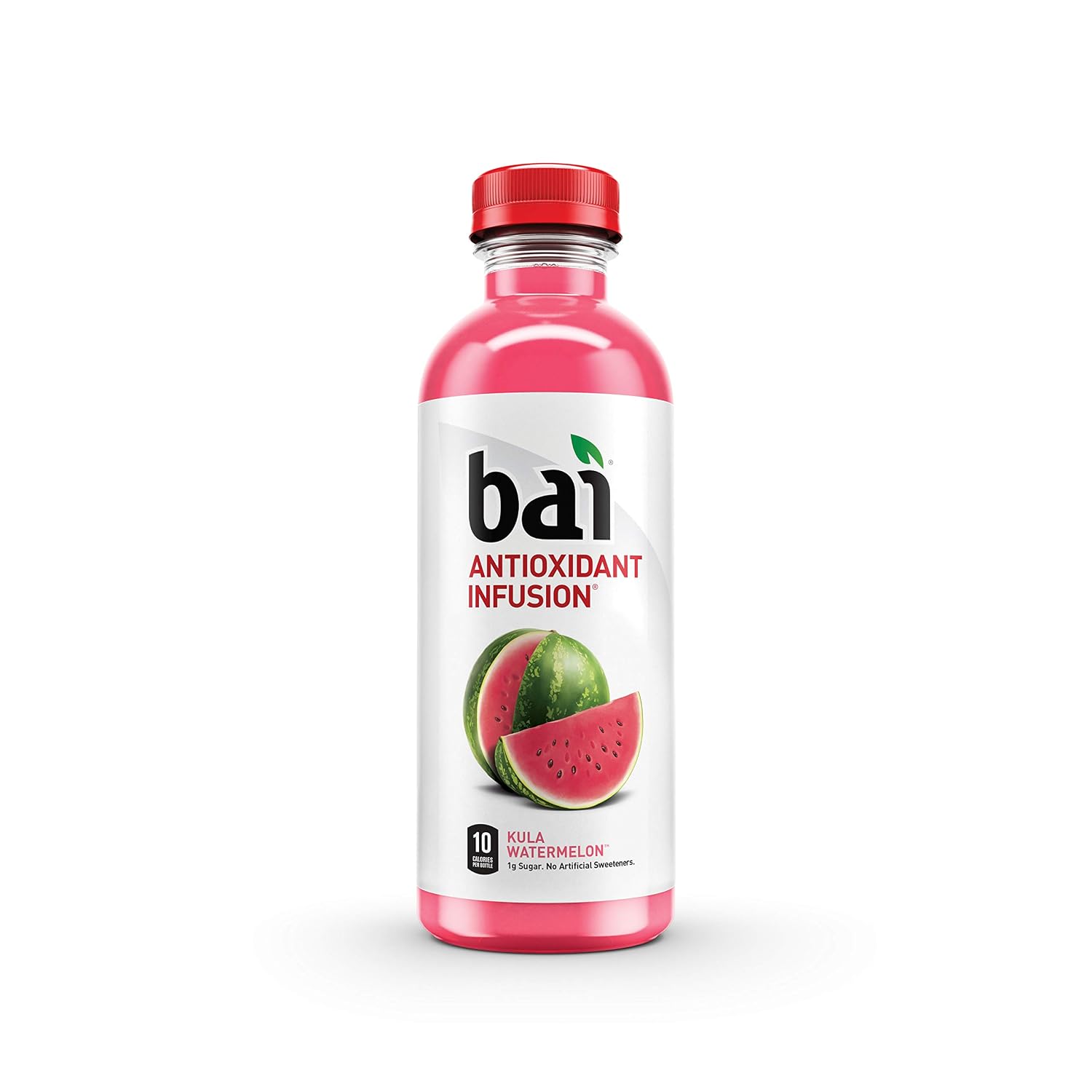 Bai Flavored Water, Kula Watermelon, Antioxidant Infused Drinks, 18 Fluid Ounce Bottle (Pack of 12)