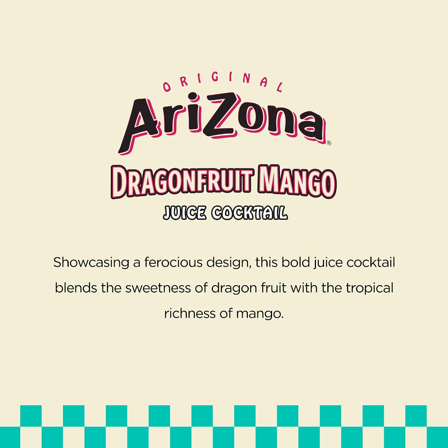 AriZona Mucho Mango | Fruit Juice Cocktail | 22 Fl Oz (12 Pack)