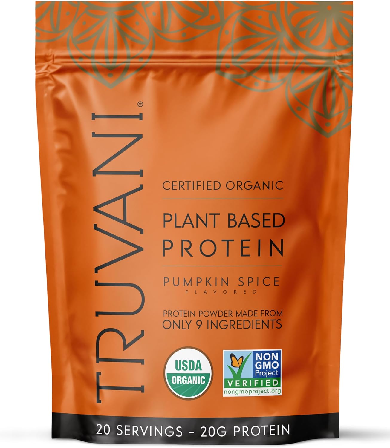 Truvani Organic Plant Based Protein Powder | Chocolate Peanut Butter