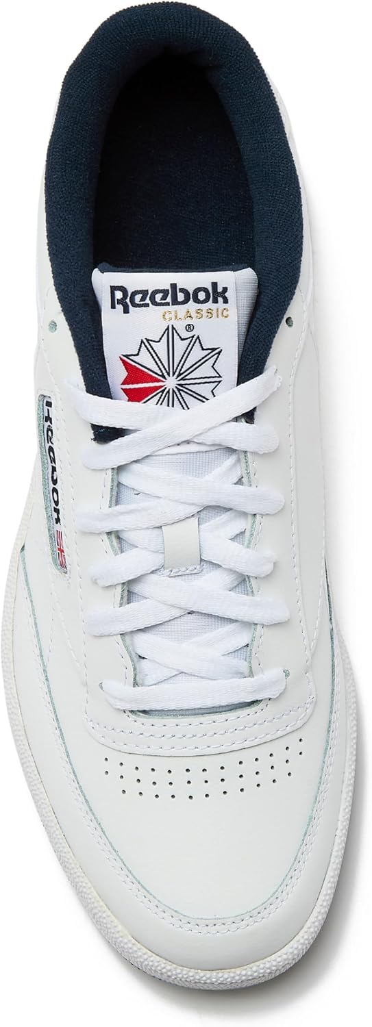 Reebok Club C 85 Mens Tennis Shoes, Casual Fashion White Sneakers for Men