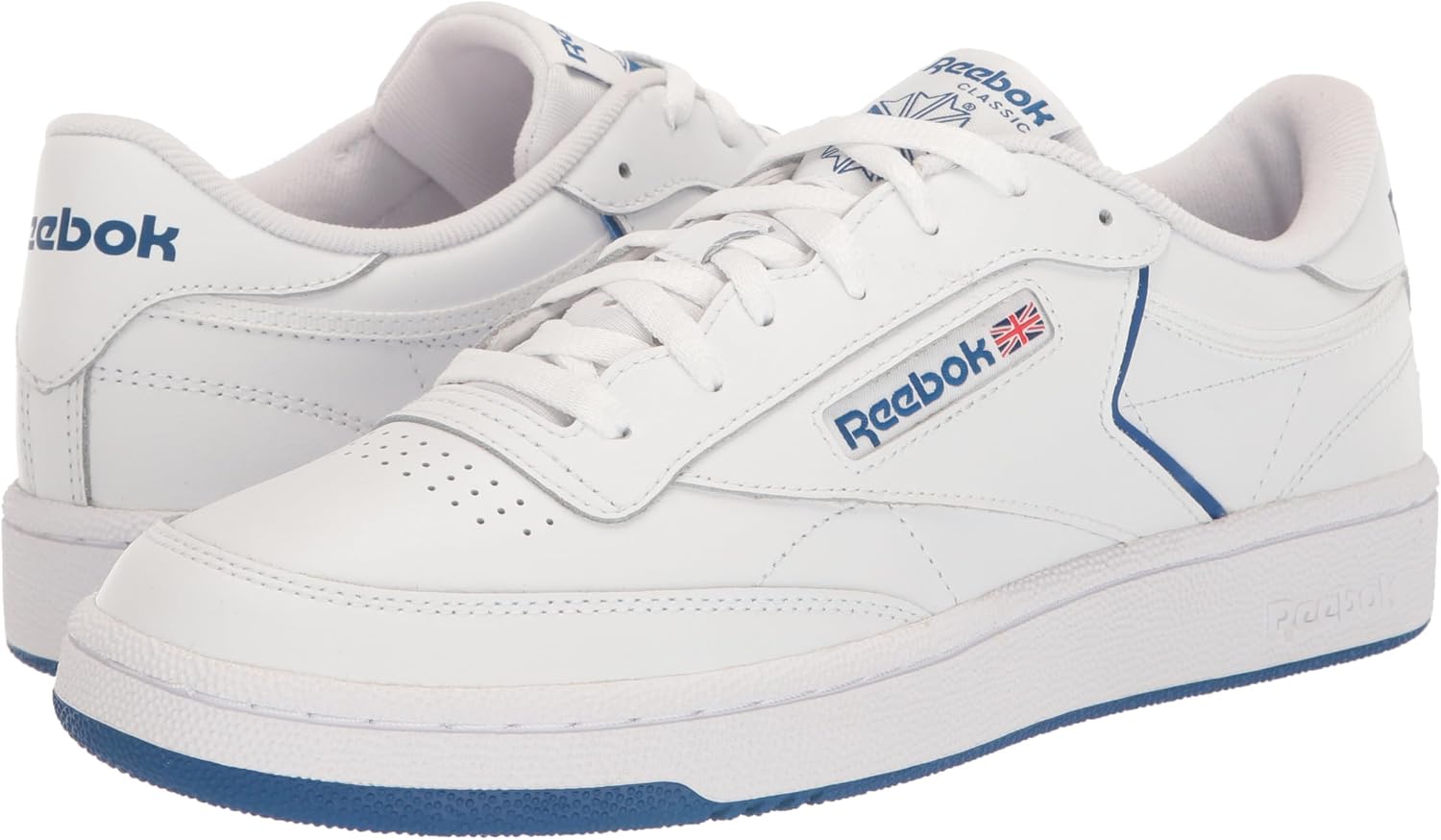 Reebok Club C 85 Mens Tennis Shoes, Casual Fashion White Sneakers for Men
