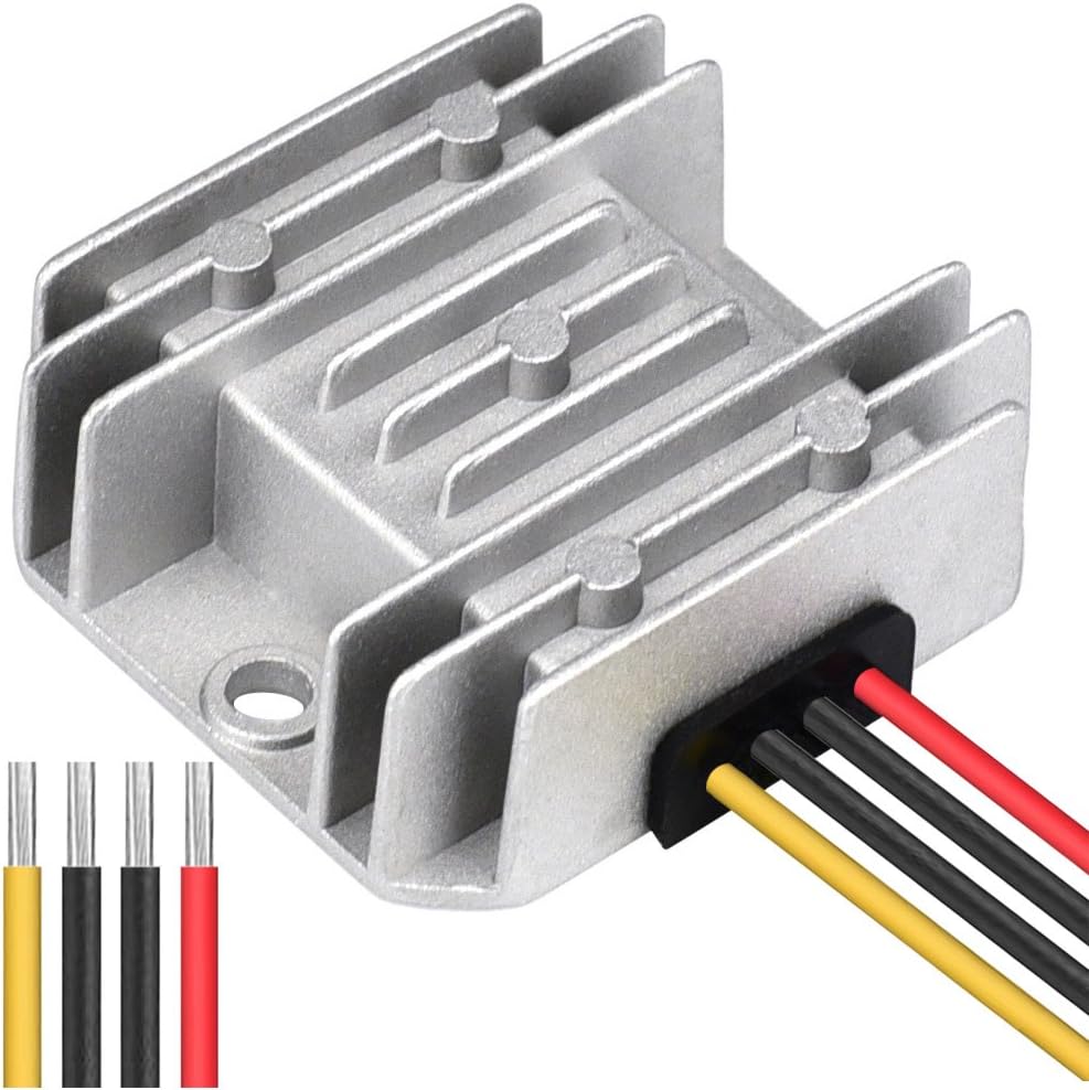 DC 24V to 12V 40A 480W Buck Transformer Waterproof Step-Down Voltage Converter Regulator