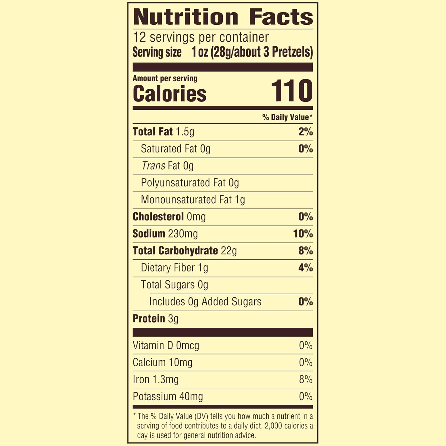 Snyder's of Hanover Pretzel Rods, 12 oz