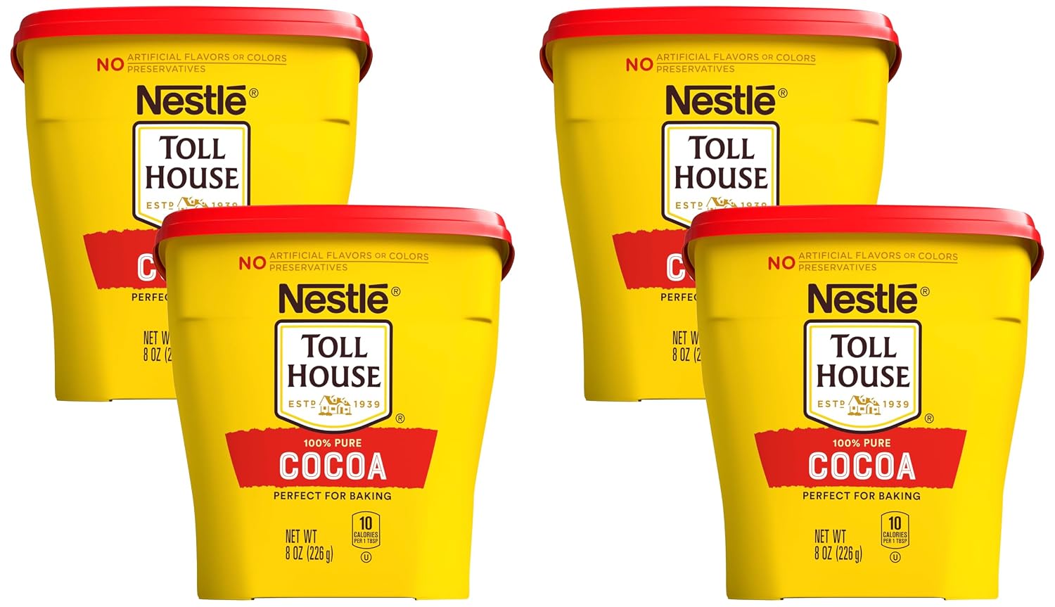 Nestle Toll House 100% Pure Cocoa for Baking 8 oz