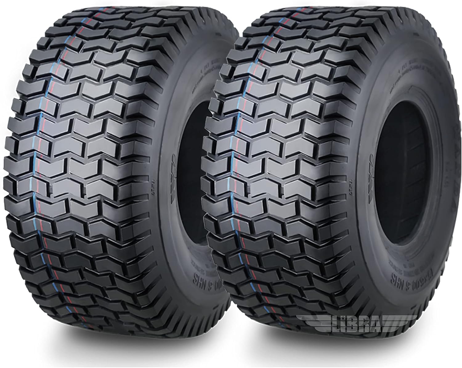 WANDA Set 2 15x6-6 15x6.00-6 Lawn Mower Tractor Turf Tires15x6x6 P332-13016 | Riding Lawn Mover, Garden Tractor