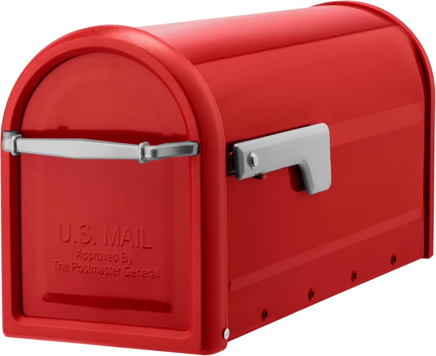 Architectural Mailboxes Chadwick Galvanized Steel Post Mount Mailbox, 8950B-10, Black, Medium Capacity | Galvanized steel build for outside with weather-resistant build and rust-resistant powder-coat finish. USPS approved.