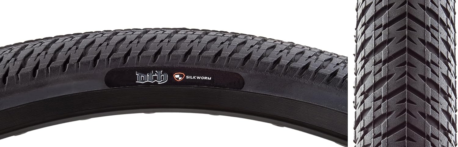 Maxxis DTH | Single Compound | Grooved Slick BMX Tire | Durable Single Compound Rubber, Low Drag Tread, BMX, Dirt Jump, Pump Track