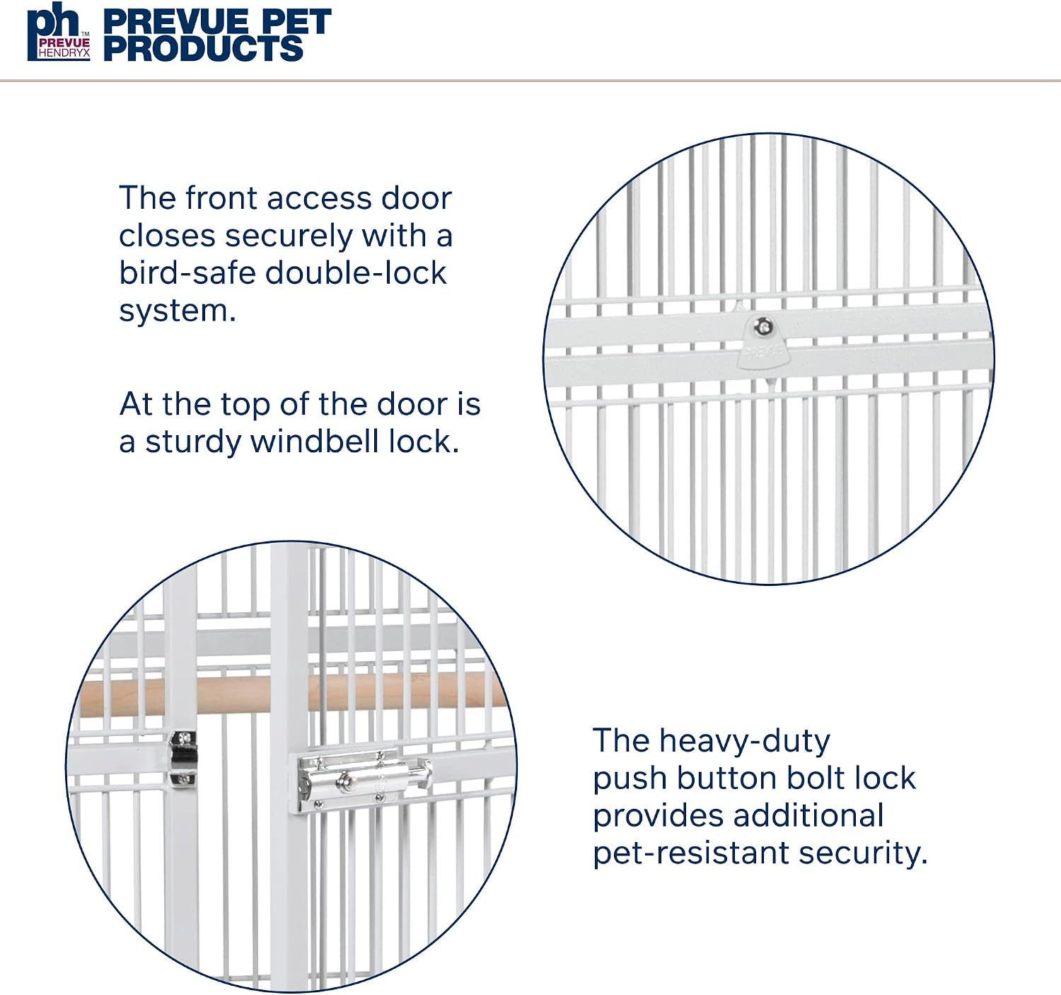Prevue Pet Products Wrought Iron Select Bird Cage Pewter Hammertone 3153W