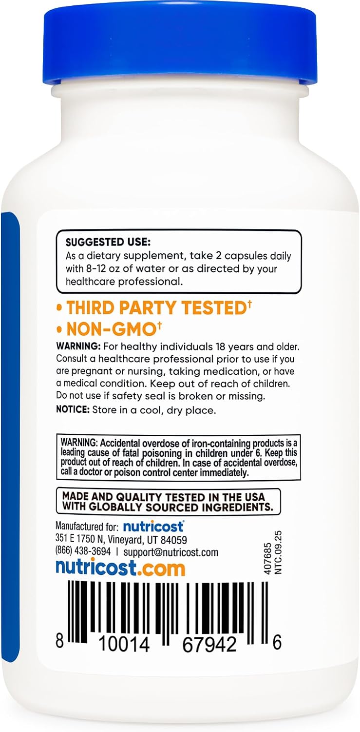 Nutricost Multivitamin with Probiotics 120 Vegetarian Capsules | Packed With Vitamins & Minerals