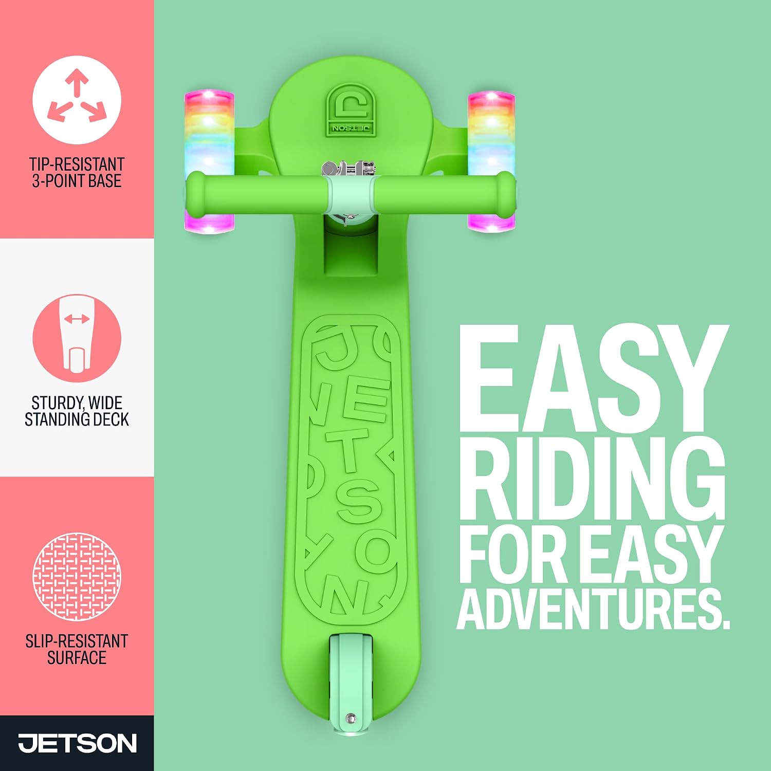 Jetson Scooters - Jupiter Mini Kick Scooter, Foldable, Lightweight, Portable