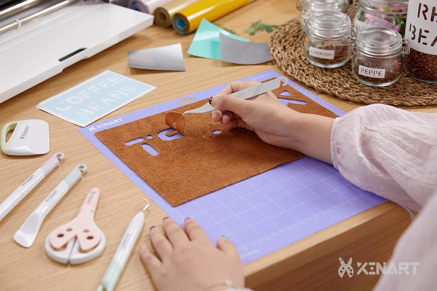 Xinart Cutting Mats for Cricut Maker 3,Maker,Explore 3,Air 2,12x24 inch Variety Replacement Cut Mat Compitable with Cricut Machines 3 Mats