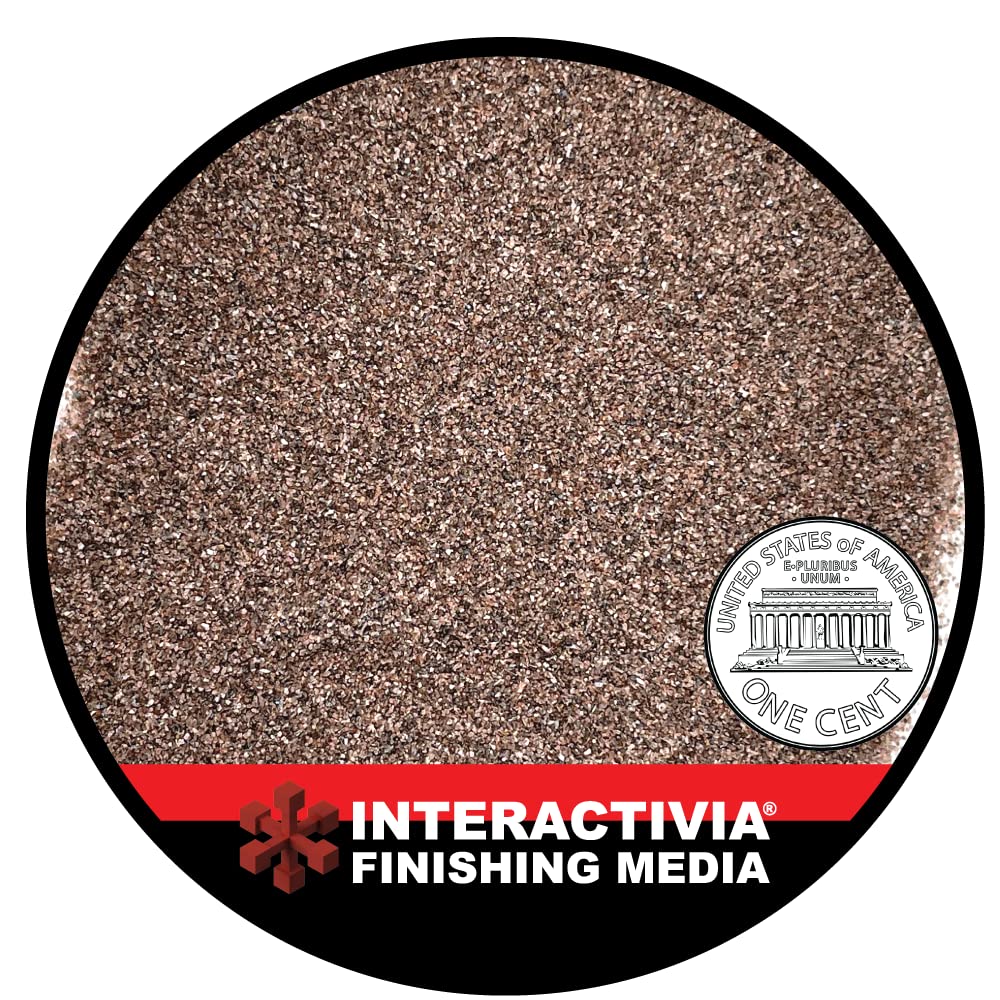 #80 Aluminum Oxide - 8 LBS - Medium Sand Blasting Abrasive Media for Blasting Cabinet and Blasting Guns.