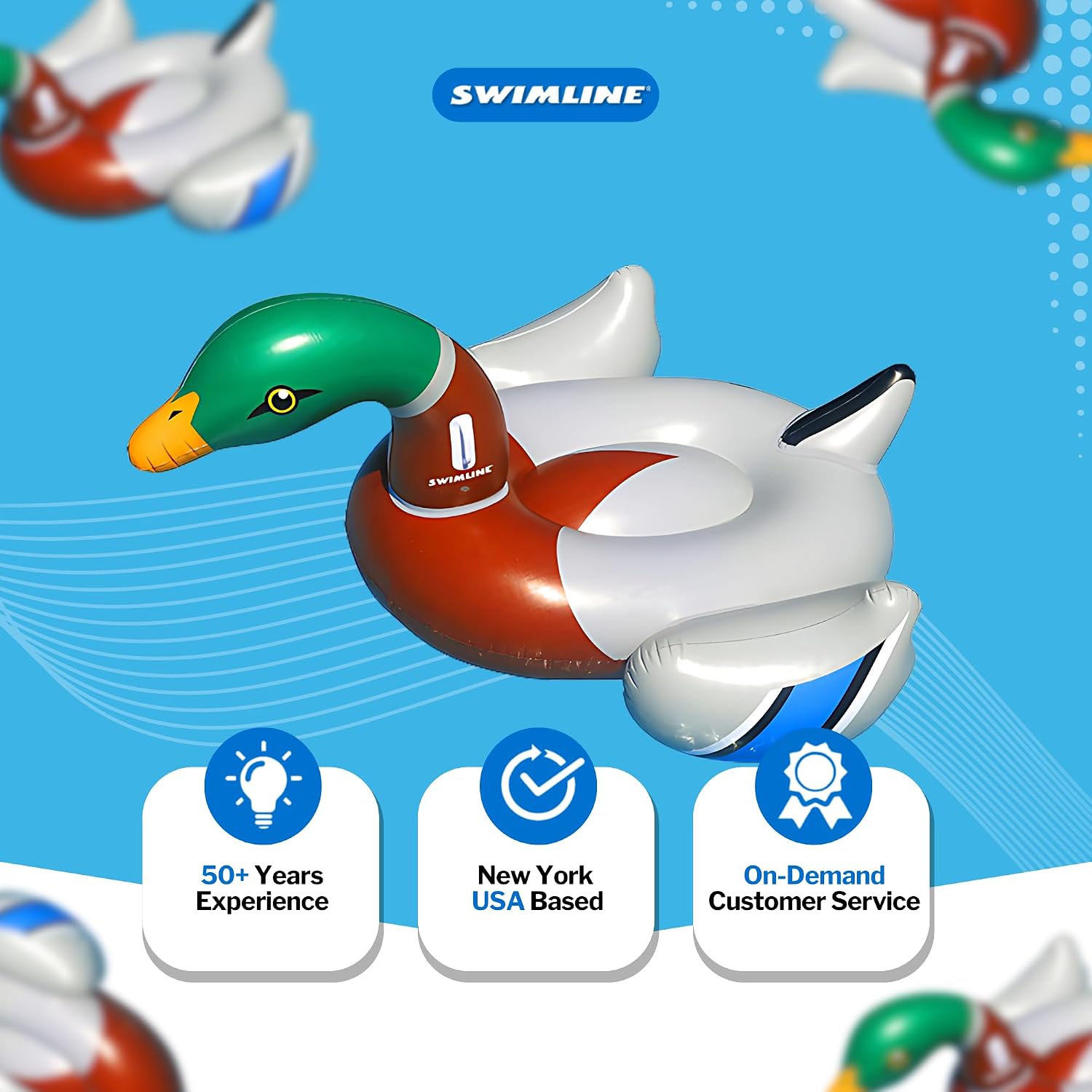 SWIMLINE Original Giant Inflatable Pool Float Floatie Ride-On