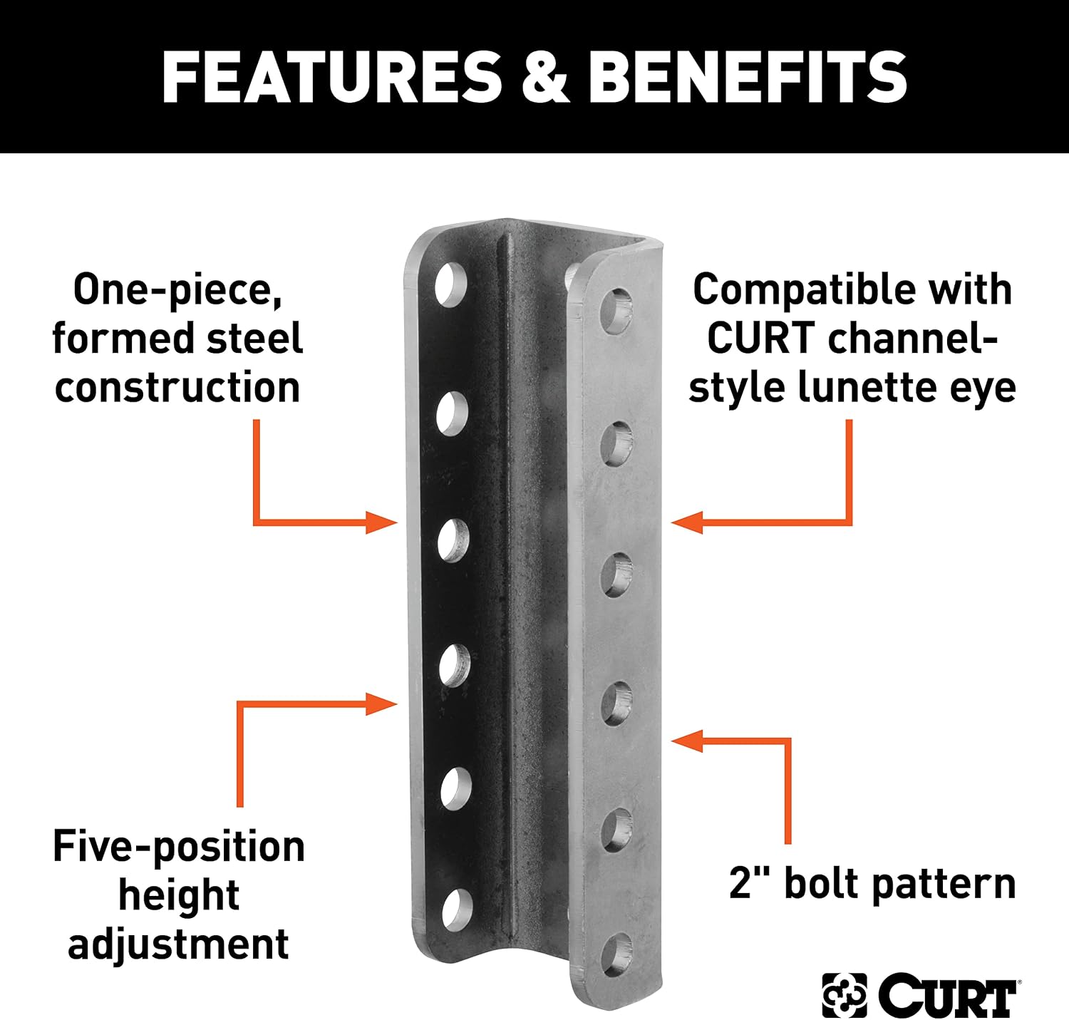 Curt Manufacturing 48650 5 Position Channel