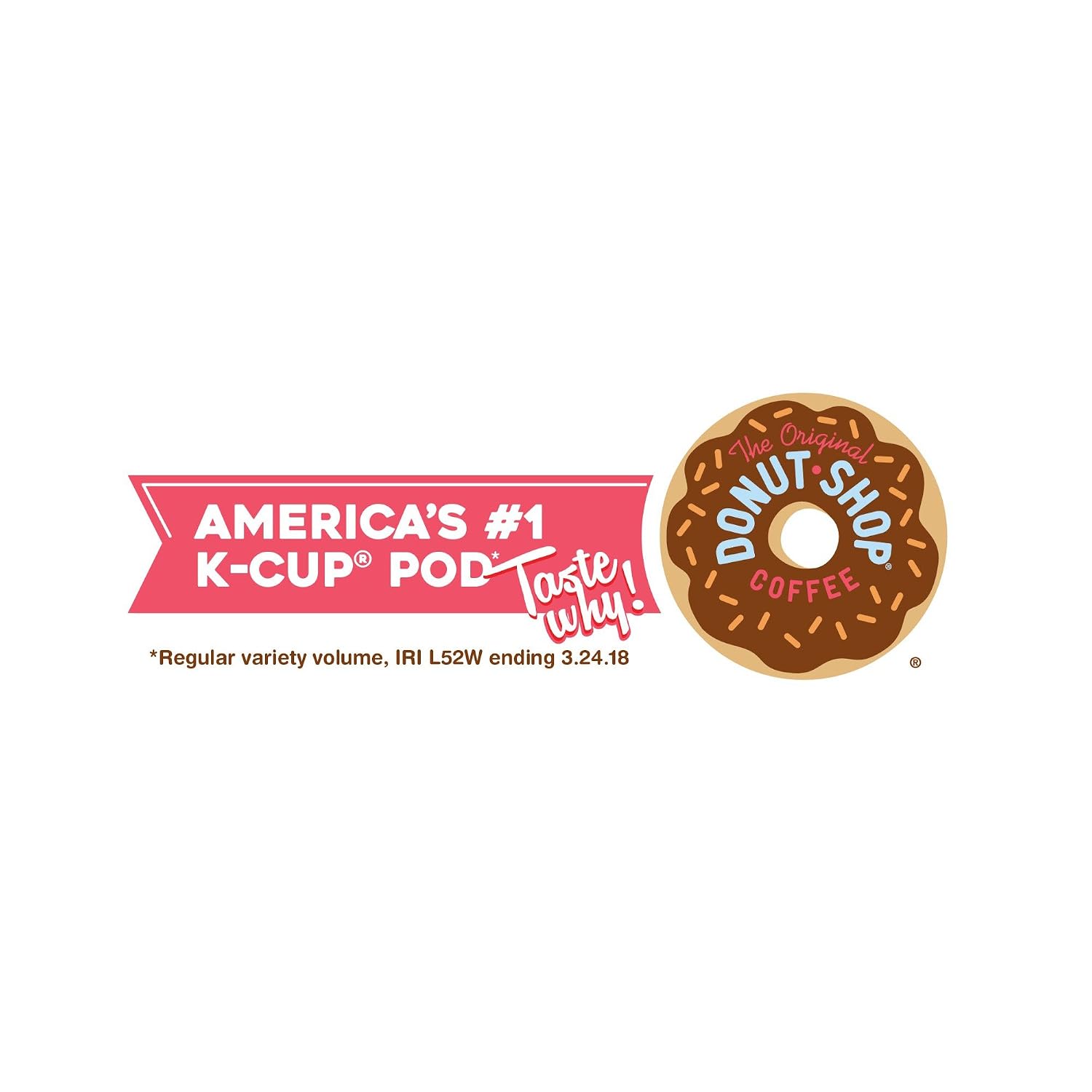 The Original Donut Shop Regular Keurig Single-Serve K-Cup Pods, Medium Roast Coffee, 24 Count