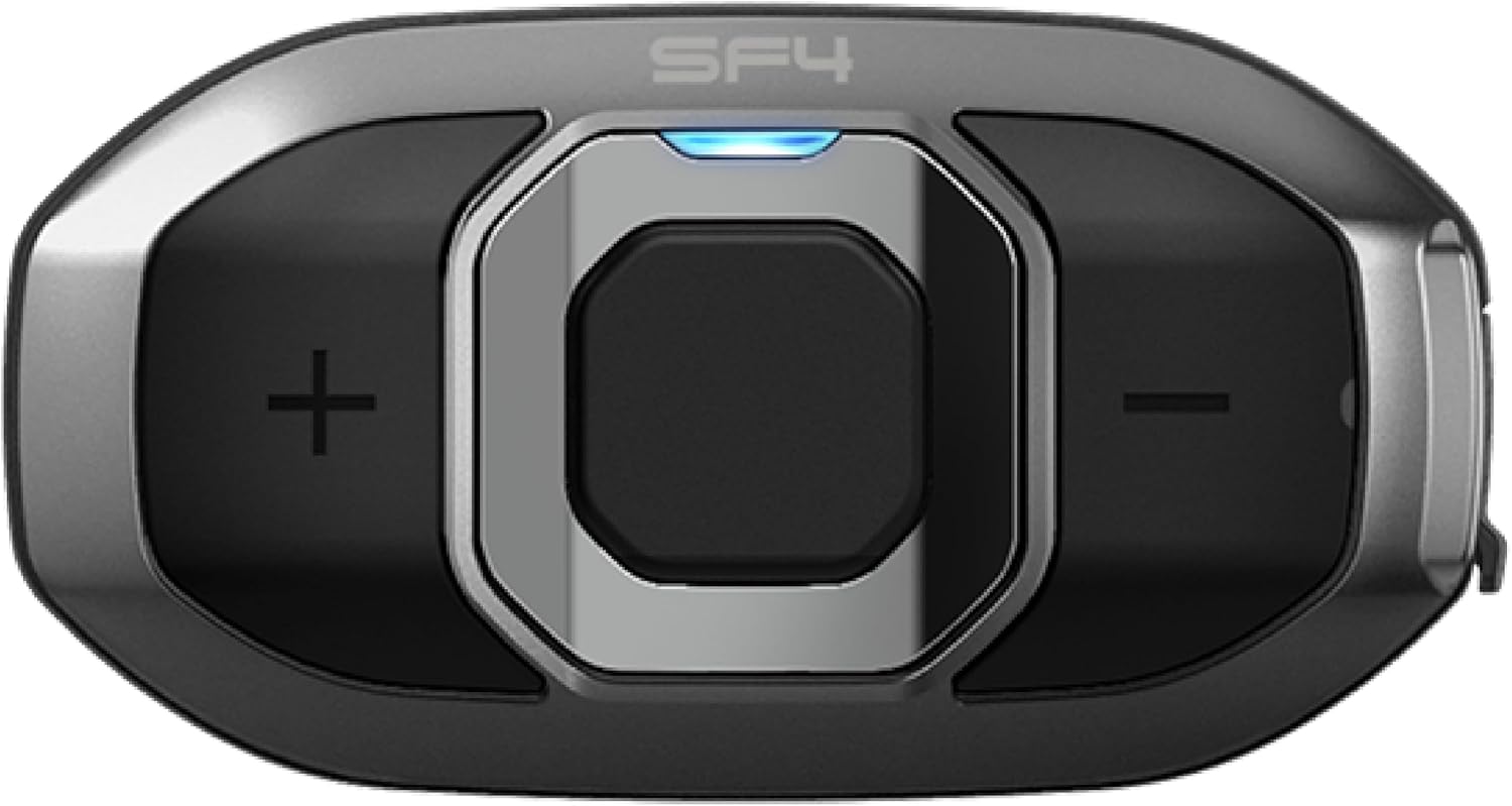 Sena SF4-02 Series SF Motorcycle Bluetooth Communication System with Dual Speakers, 4-Way Intercom