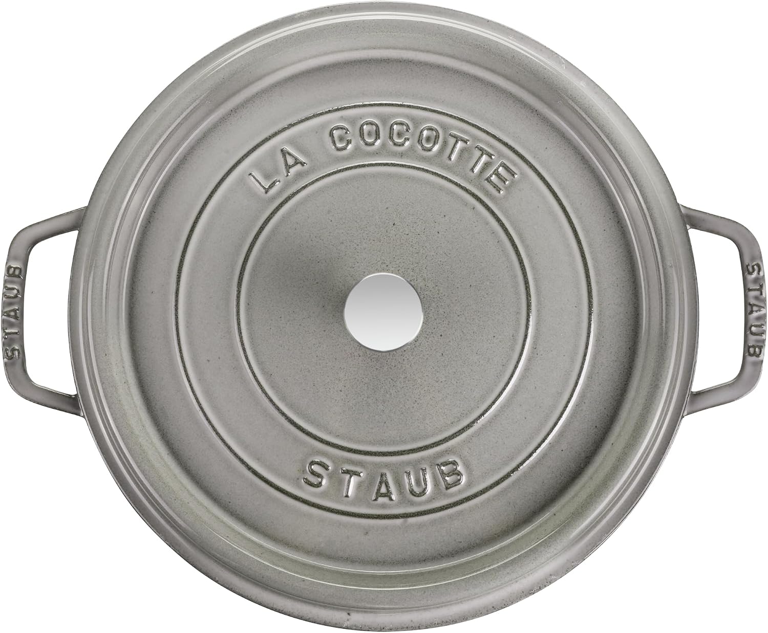 Staub Cast Iron 5.5-qt Round Cocotte - Grenadine, Made in France