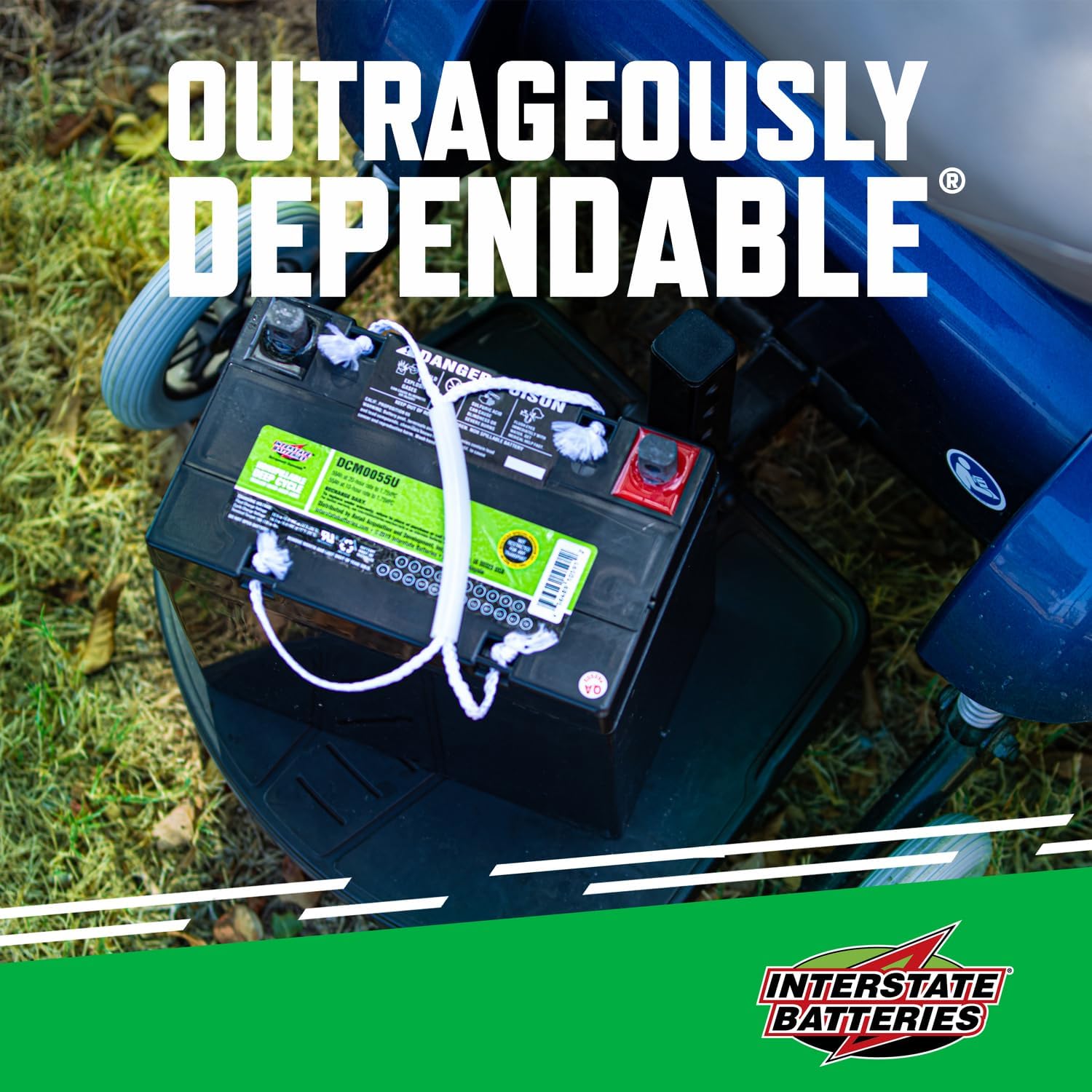 Interstate Batteries 12V 35Ah SLA AGM Deep Cycle Battery Insert Terminal