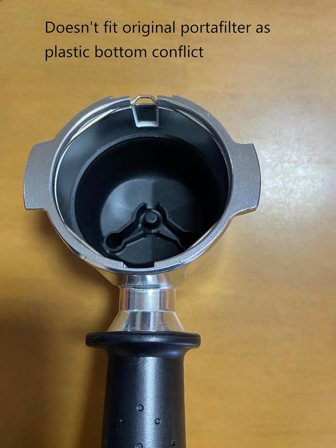 54mm Filter Basket Stainless Steel Portafilter Basket Espresso Handle Compatible with Breville Portafilter BES870XL, BES860XL, BES840XL