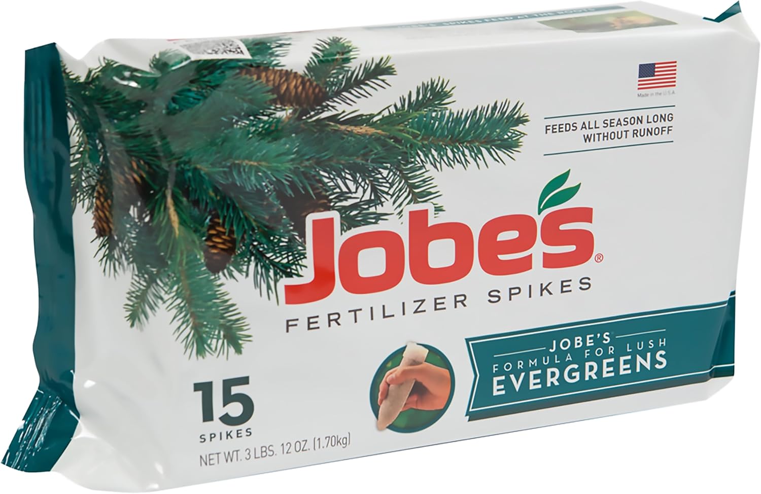 Jobe’s Slow Release Tree and Shrub Fertilizer Spikes, Easy Plant Care for Oak, Maple, Dogwood, Boxwood, and Many More Acid Loving Trees and Shrubs, 9 Count