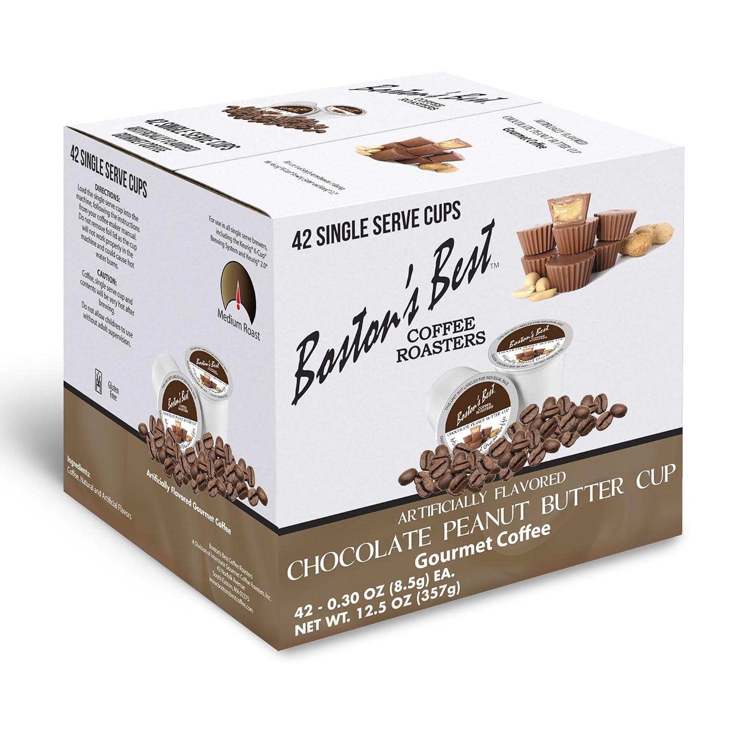Boston’s Best - Aloha Coconut Flavored Delicious Gourmet Coffee Compatible with Keurig Coffee Maker, 1 Count (42 Single Serve Cups)