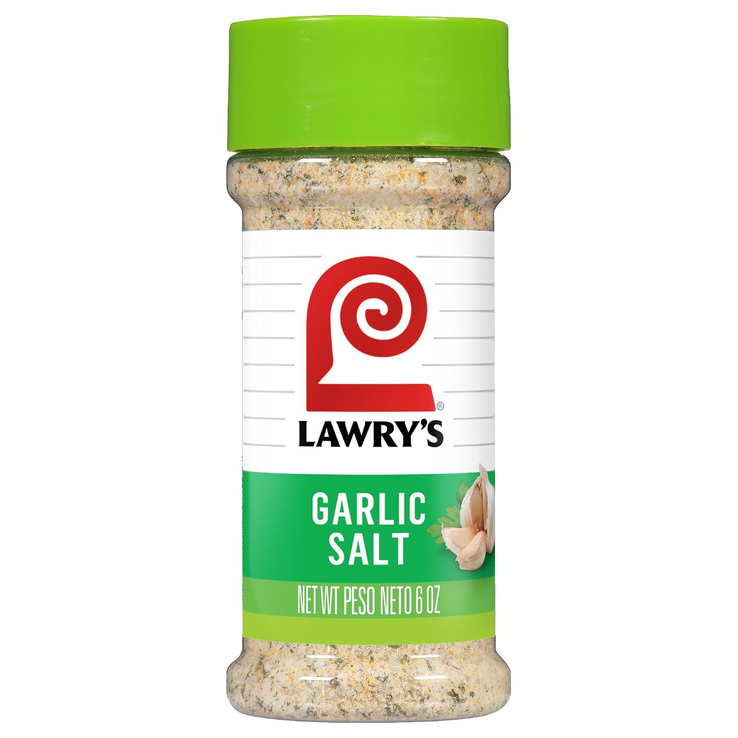 Lawry's Coarse Ground with Parsley Garlic Salt, 6 oz (Pack of 12)