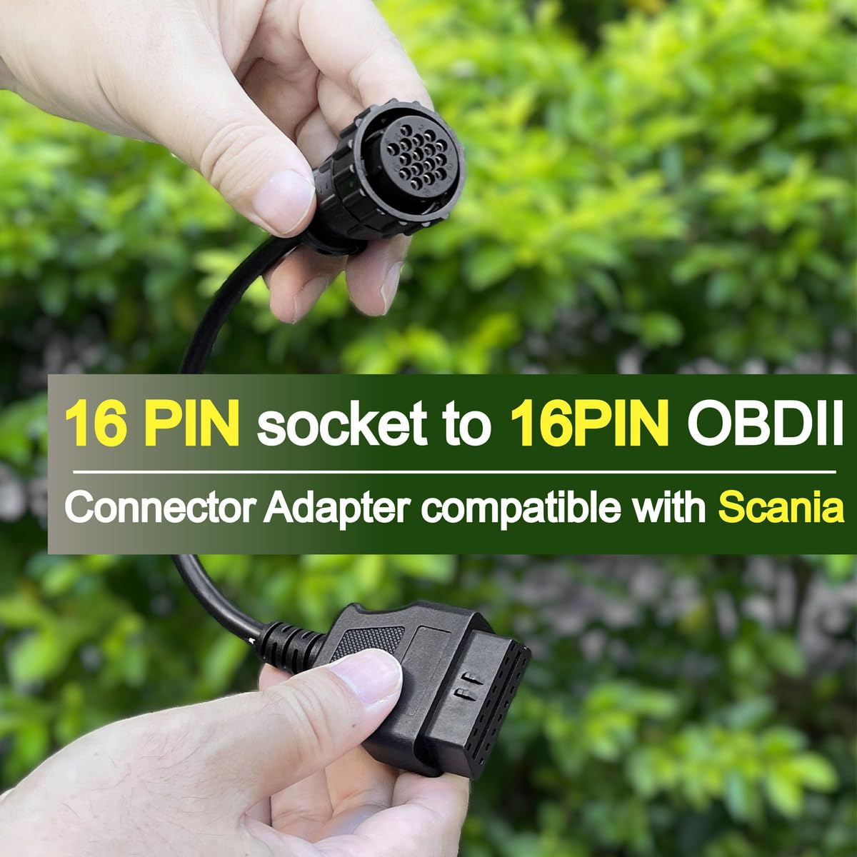 OBD OBD2 16 Pin Connector Diagnostic Adapter Cable Compatible for BMW 20 Pin