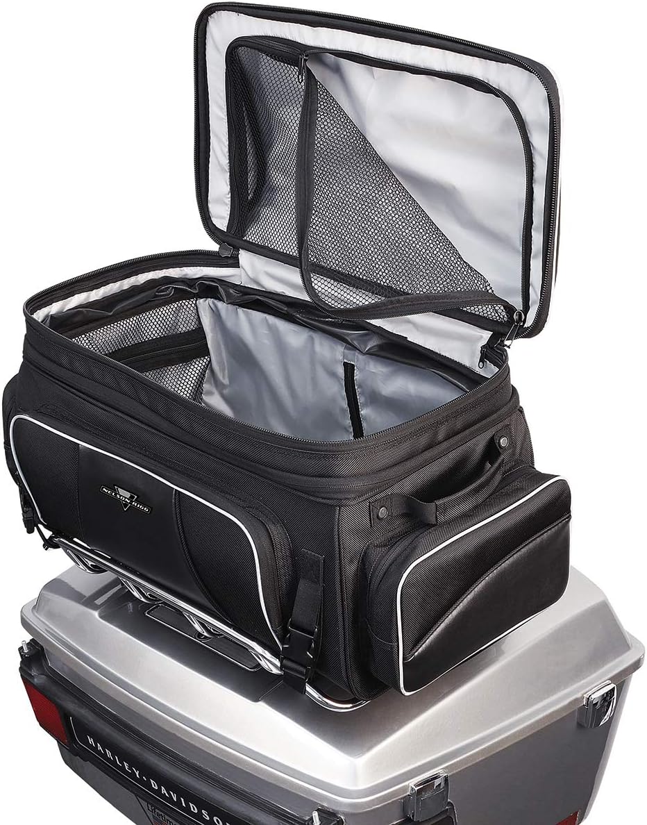 Nelson Rigg NR-300 Route 1 Traveler Tour Trunk Bag, Black Harley Davidson Ultra, Indian Roadmaster, Honda Gold Wing