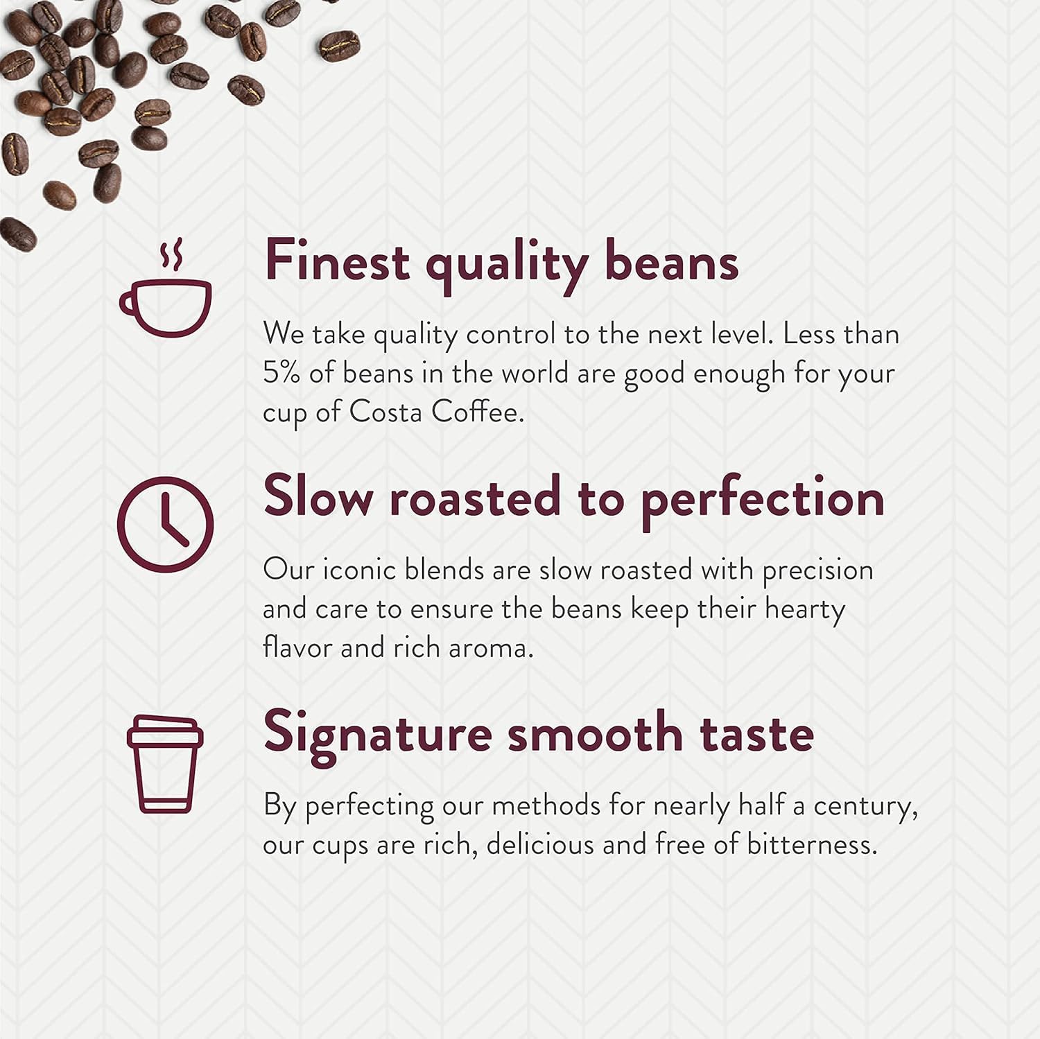 Costa Coffee Pods Medium Roast, Signature Blend, 10 Count