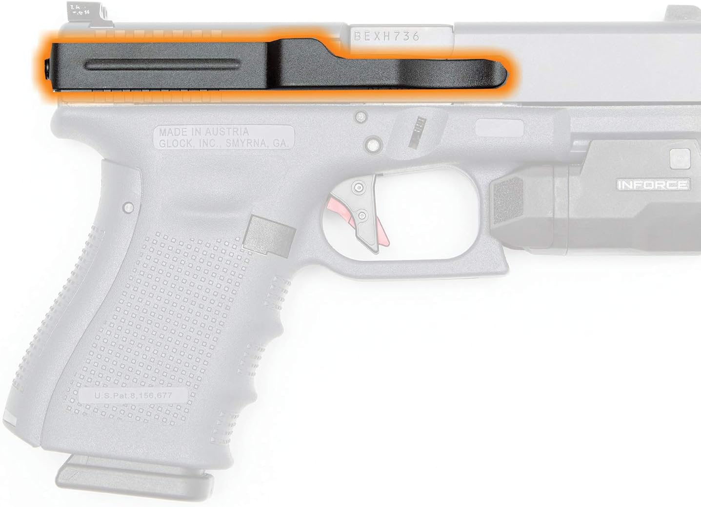 ClipDraw Gun Clip, Low Profile Slim Concealed Carry Easy Install American Made