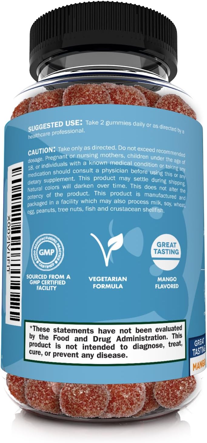 Premium Eye Support Gummies–Lutein Gummies with Zeaxanthin Supports Overall Eye Health